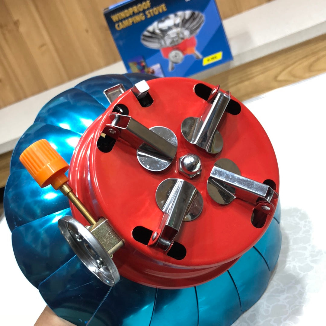 Windproof Portable Camping Stove With Butane Can