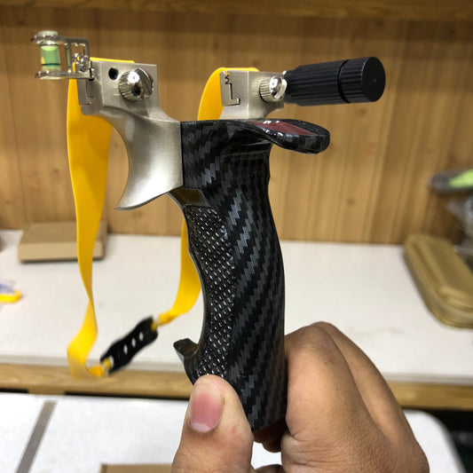 New Carbon Fiber Slingshot With Laser Sight