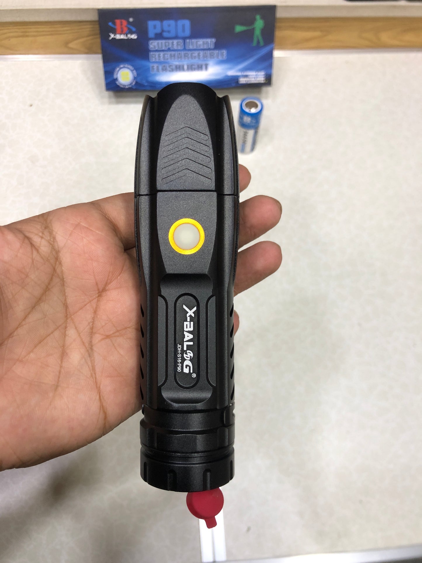 X Blog P90 Bullet Powerful Flashlight JDH-S16-P90