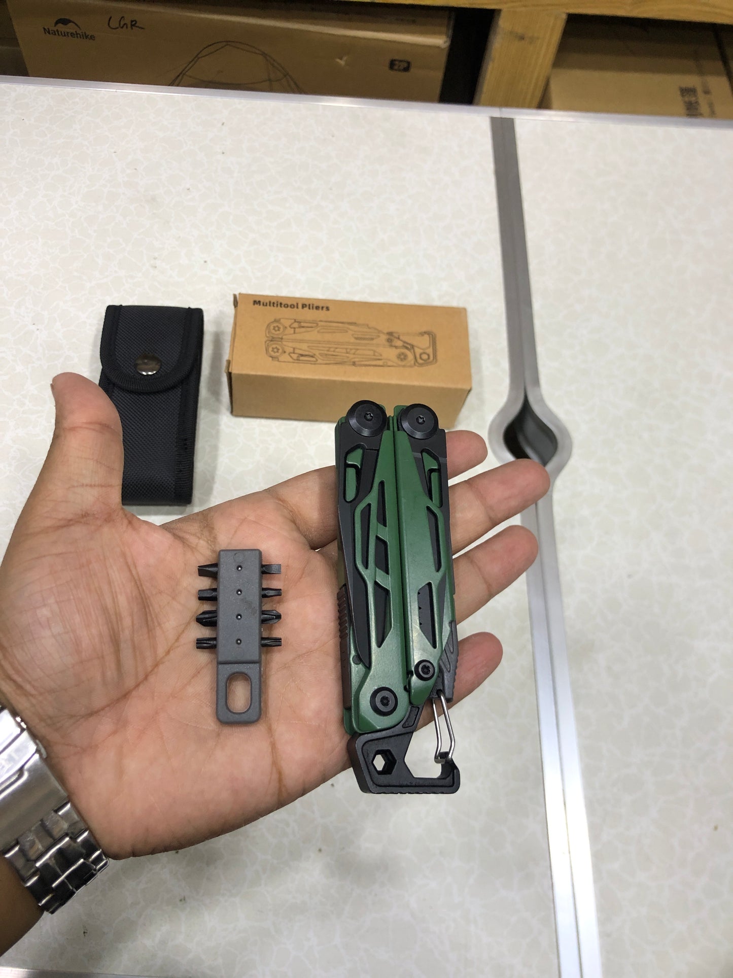 New 16-in-1 Multi-Functional EDC Survival Plier Tool