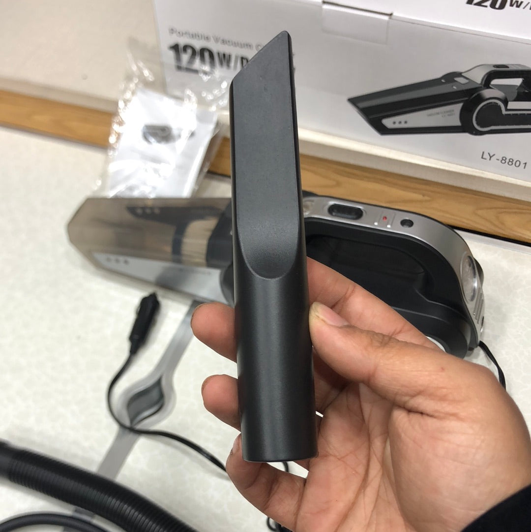 2-in-1  120W 12V Dc Portable Vacuum Cleaner & Air Compressor