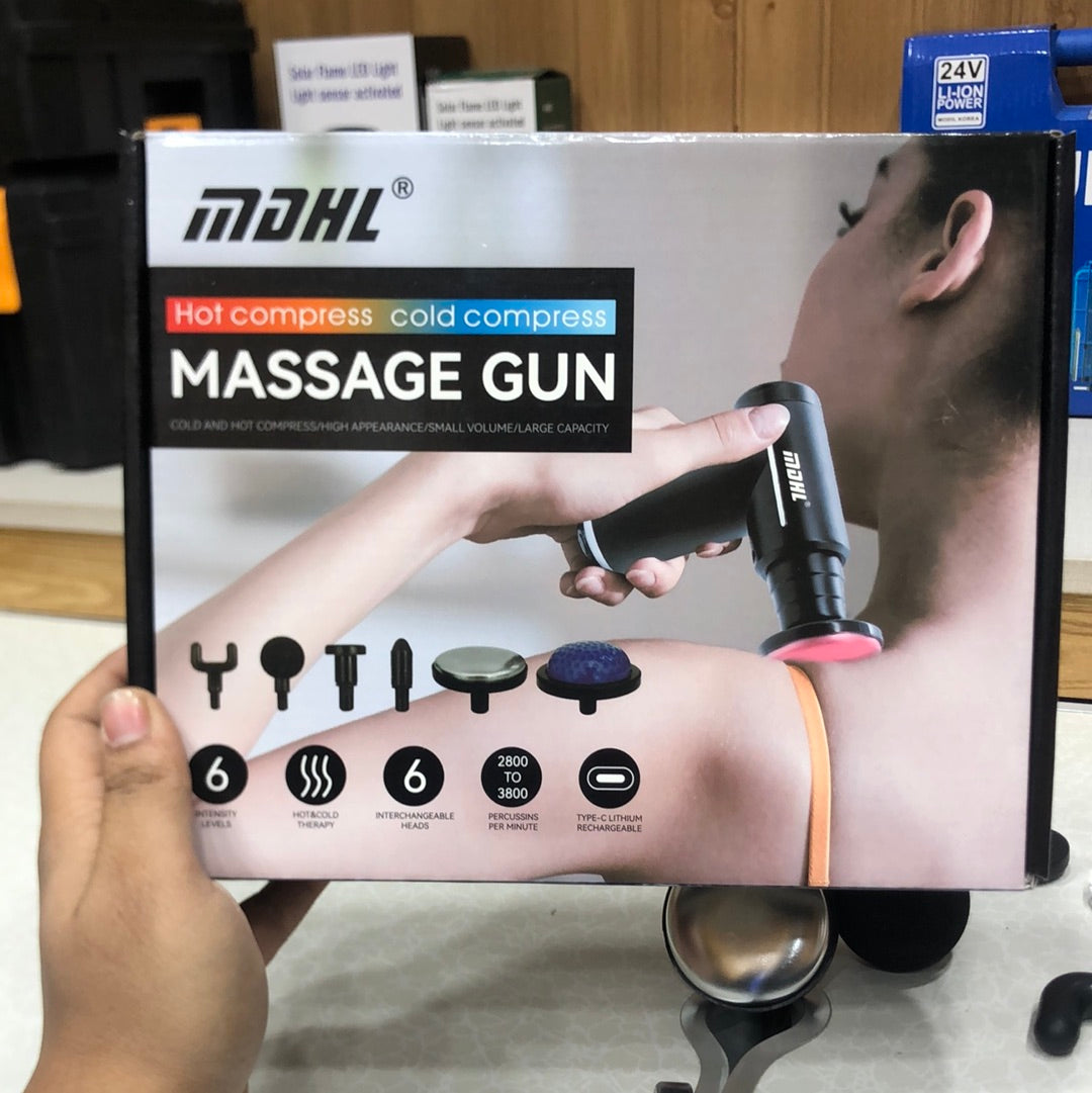 New 6 Gear Hot/Cold Massage Therapy Massage Gun – Loots.pk