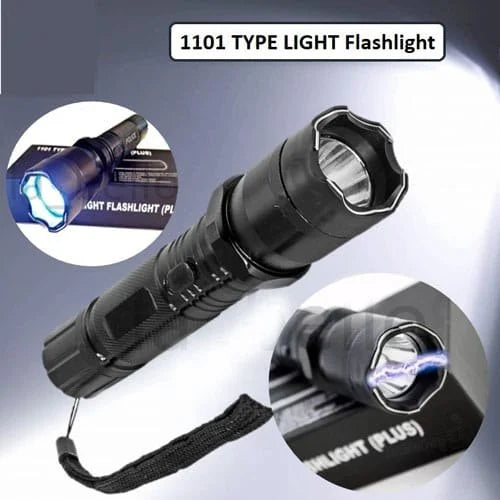1101 Self Defense Electric Strong Power High Voltage Flashlight Torch