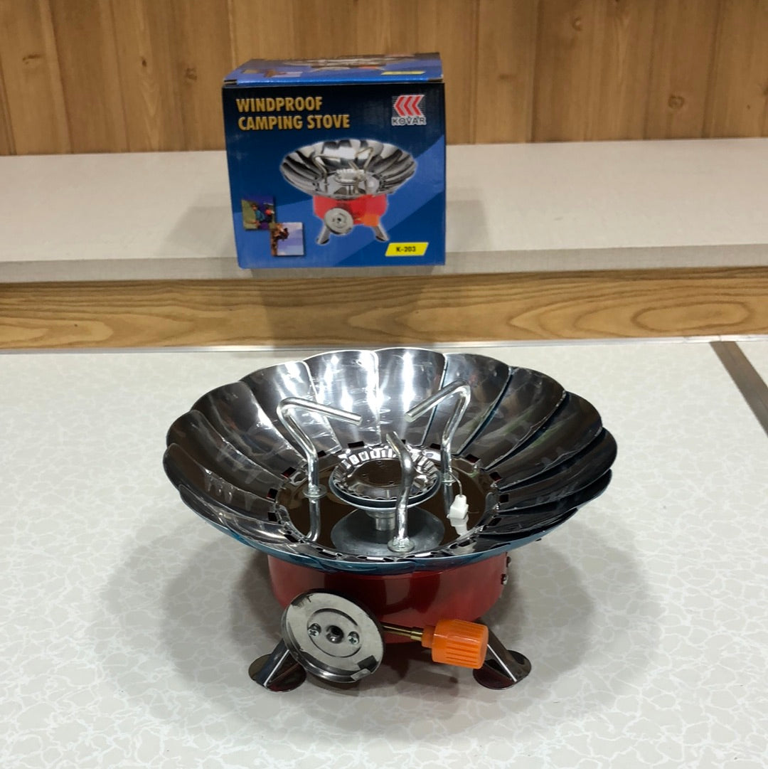 Windproof Portable Camping Stove With Butane Can