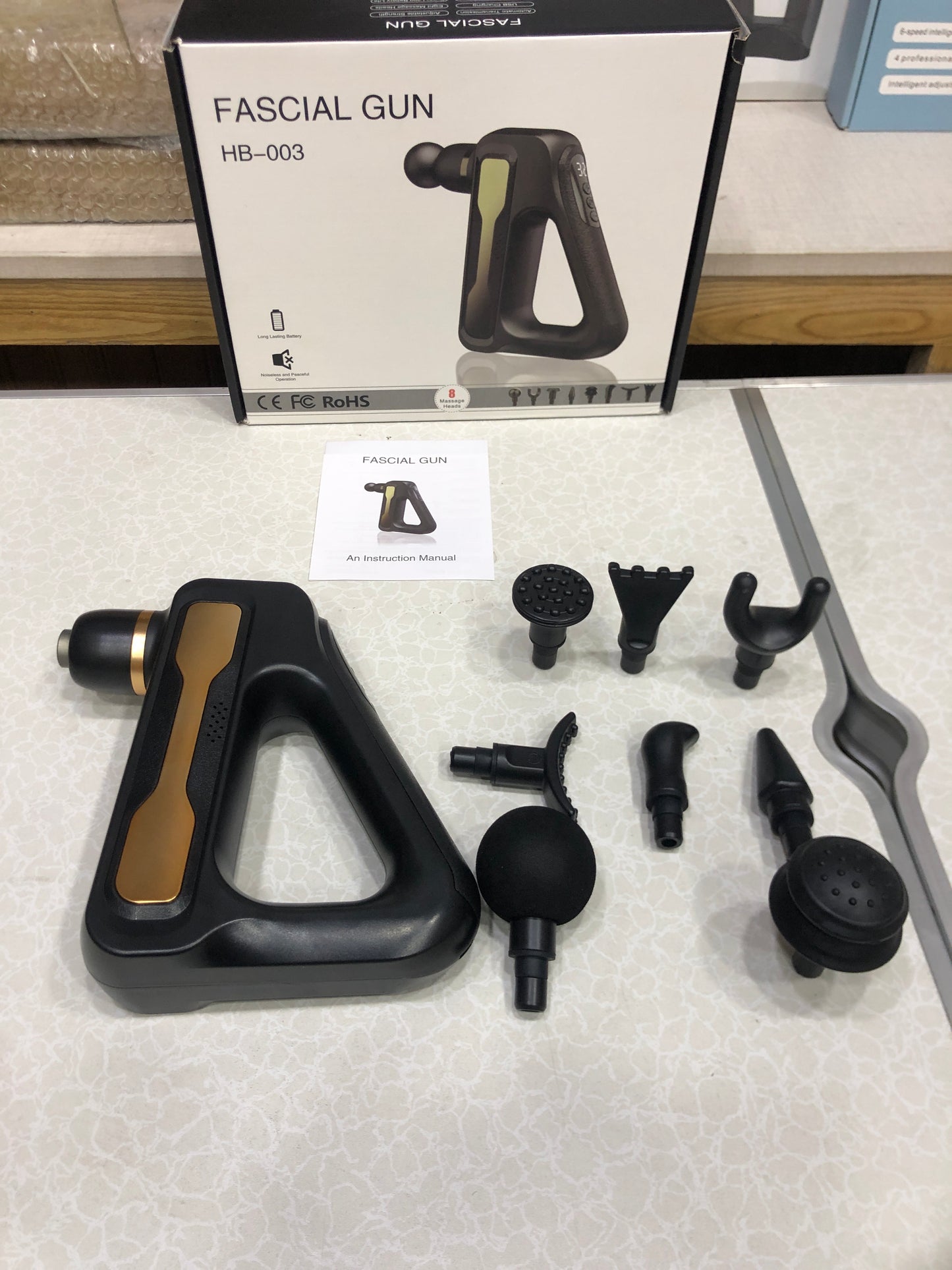 Triangle Shape Fascial Gun For Deep Tissue Muscle Relaxation & Pain Relief HB-003