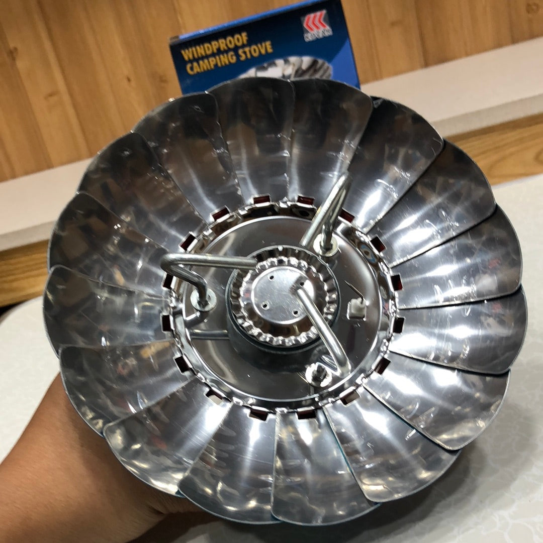 Windproof Portable Camping Stove With Butane Can