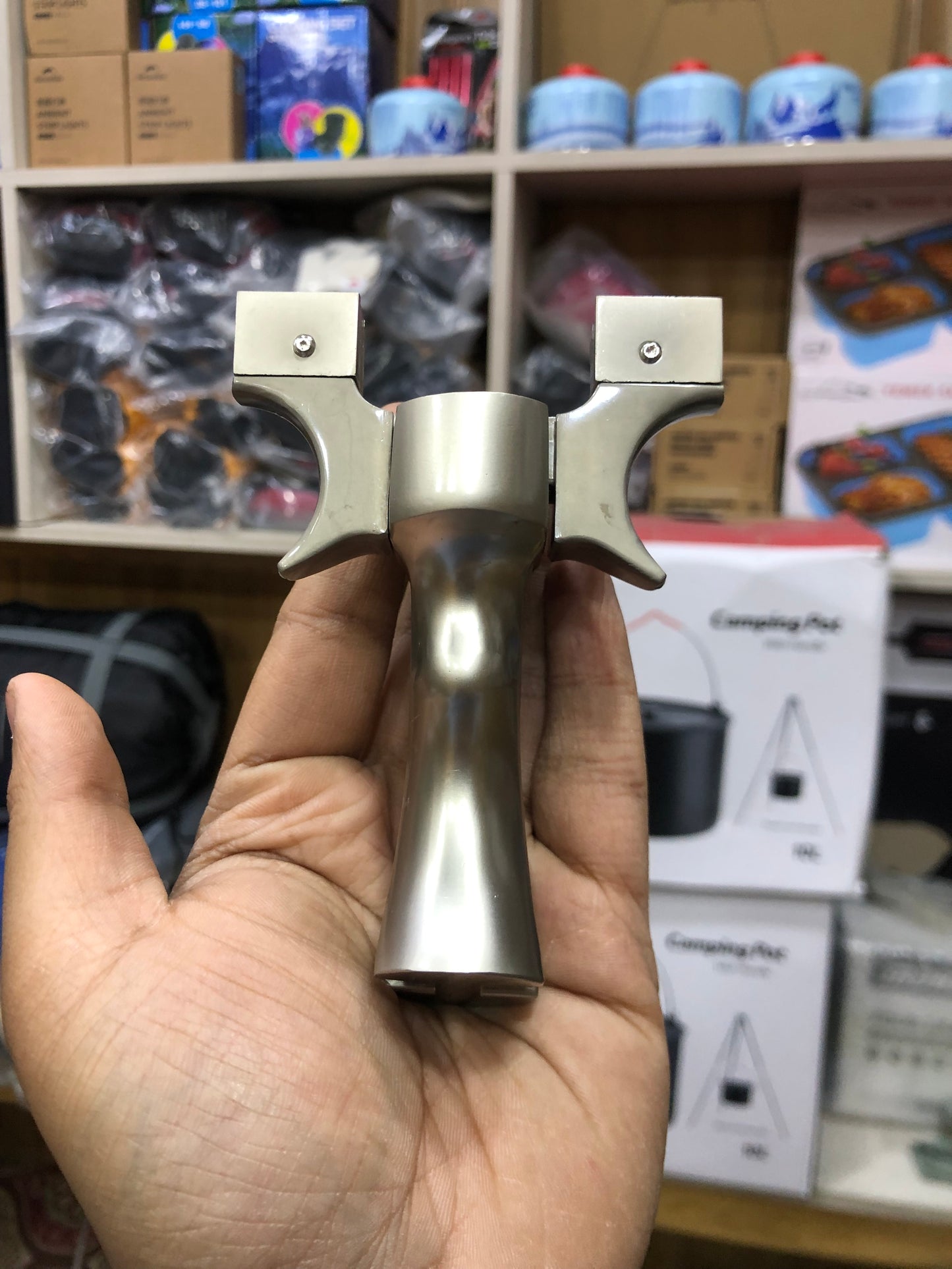 High Quality Stainless Steel Silver Slingshot With 100 Balls