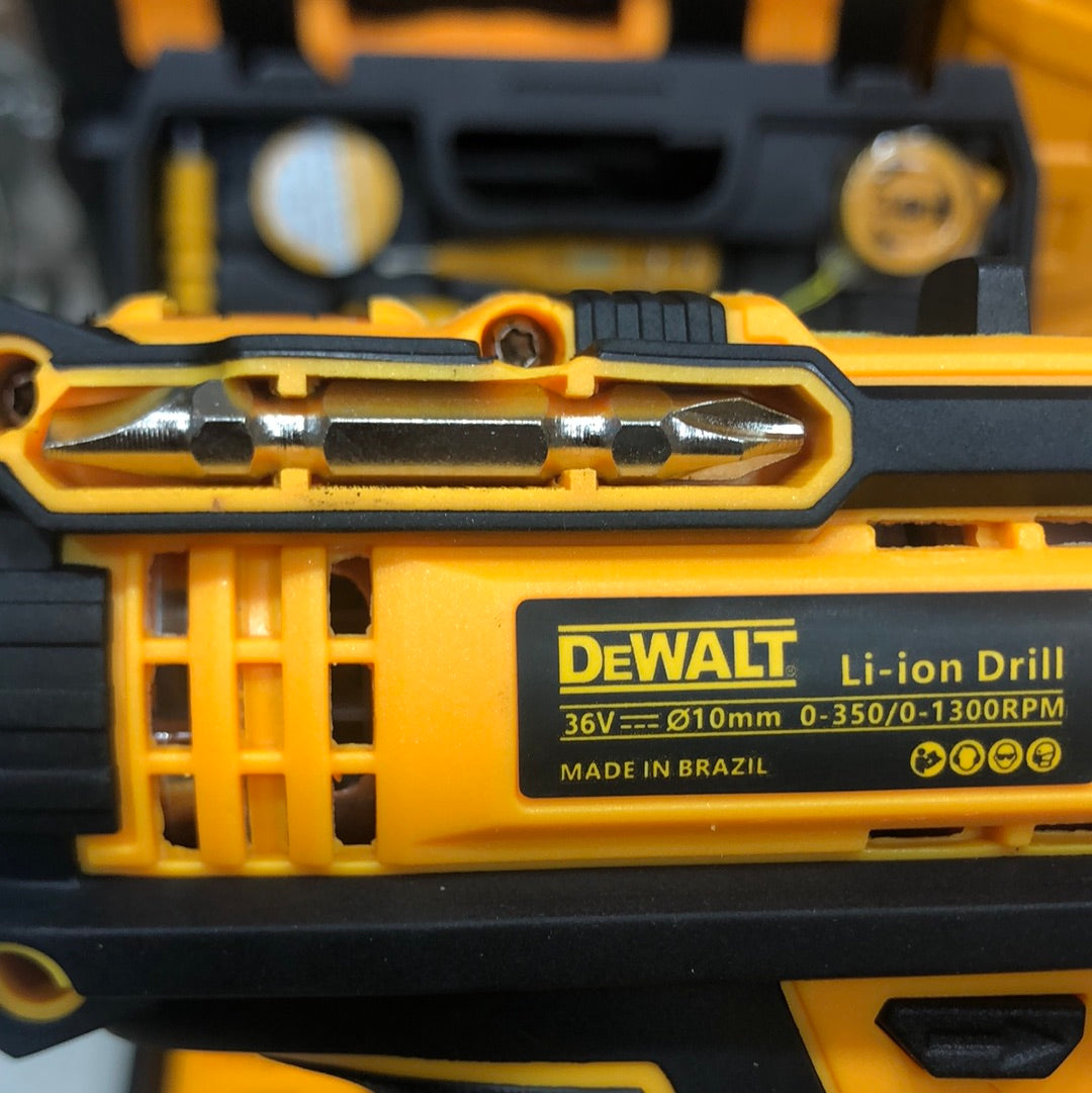 35Pcs Dewalt Multifunctional 36V High Speed Portable Cordless Drill Kit For Home Use