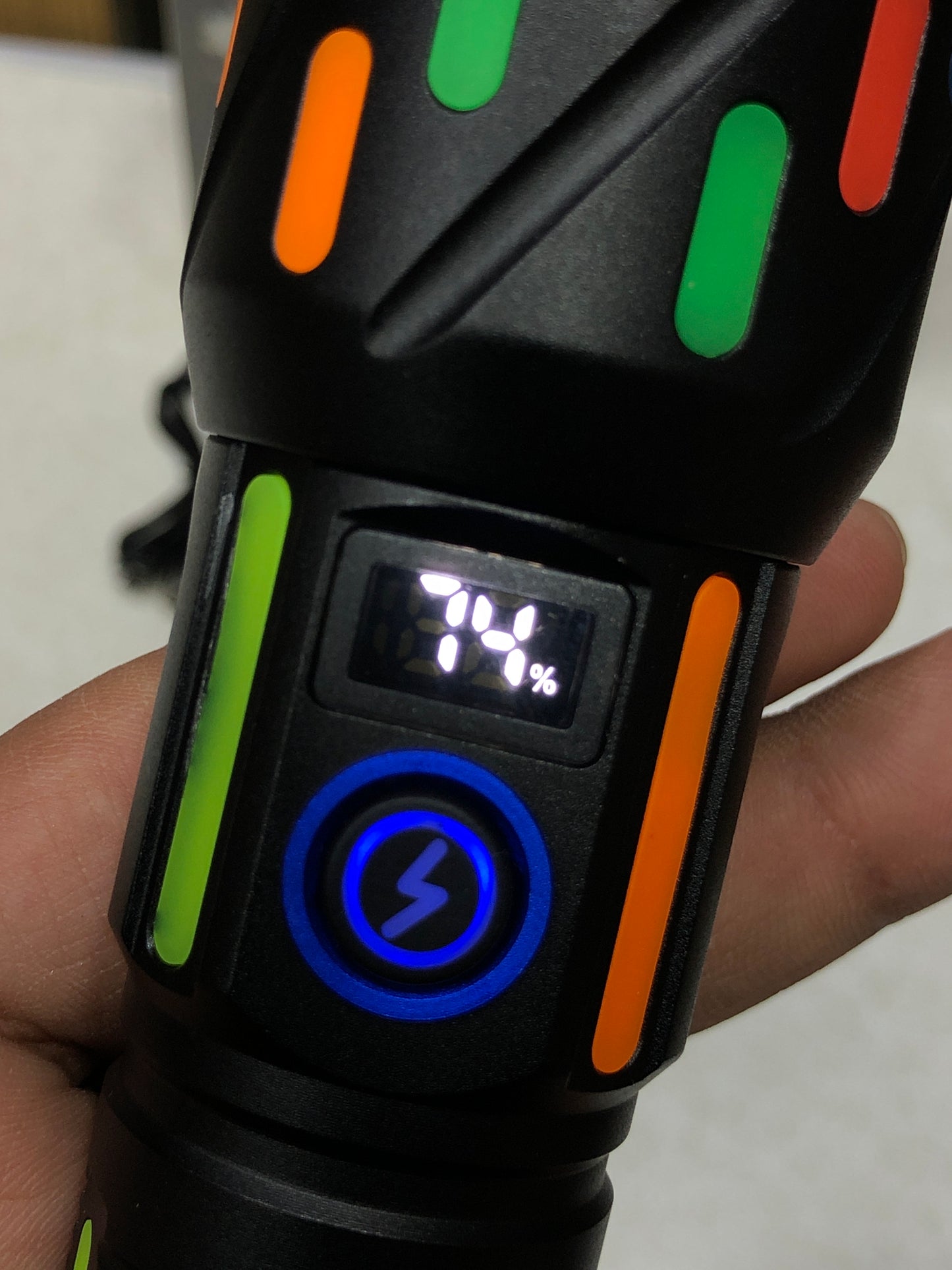 COBA High Power LED Flashlight With Fluorescent Absorbing Film Lumination CB-G706