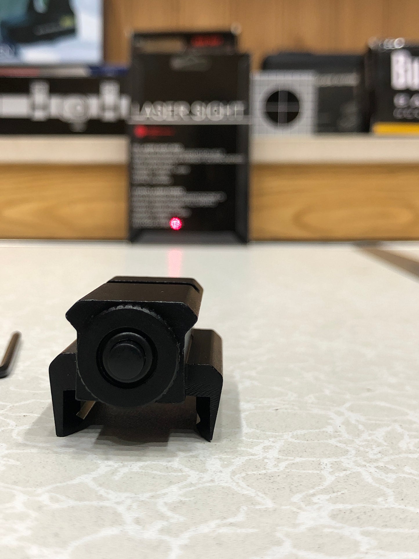Square Red Laser Sight for pistol