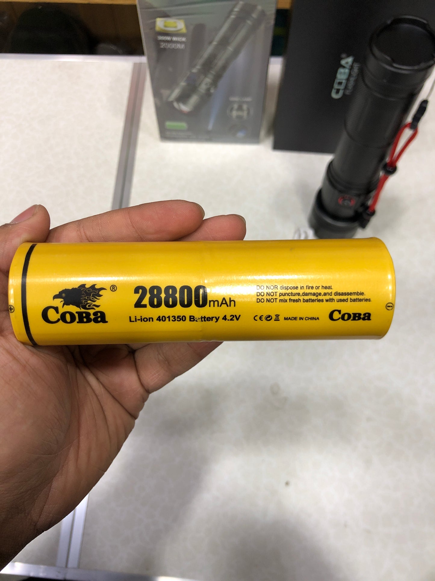 COBA Ultra Bright 7 Modes Rechargeable Flashlight CB-B53-2