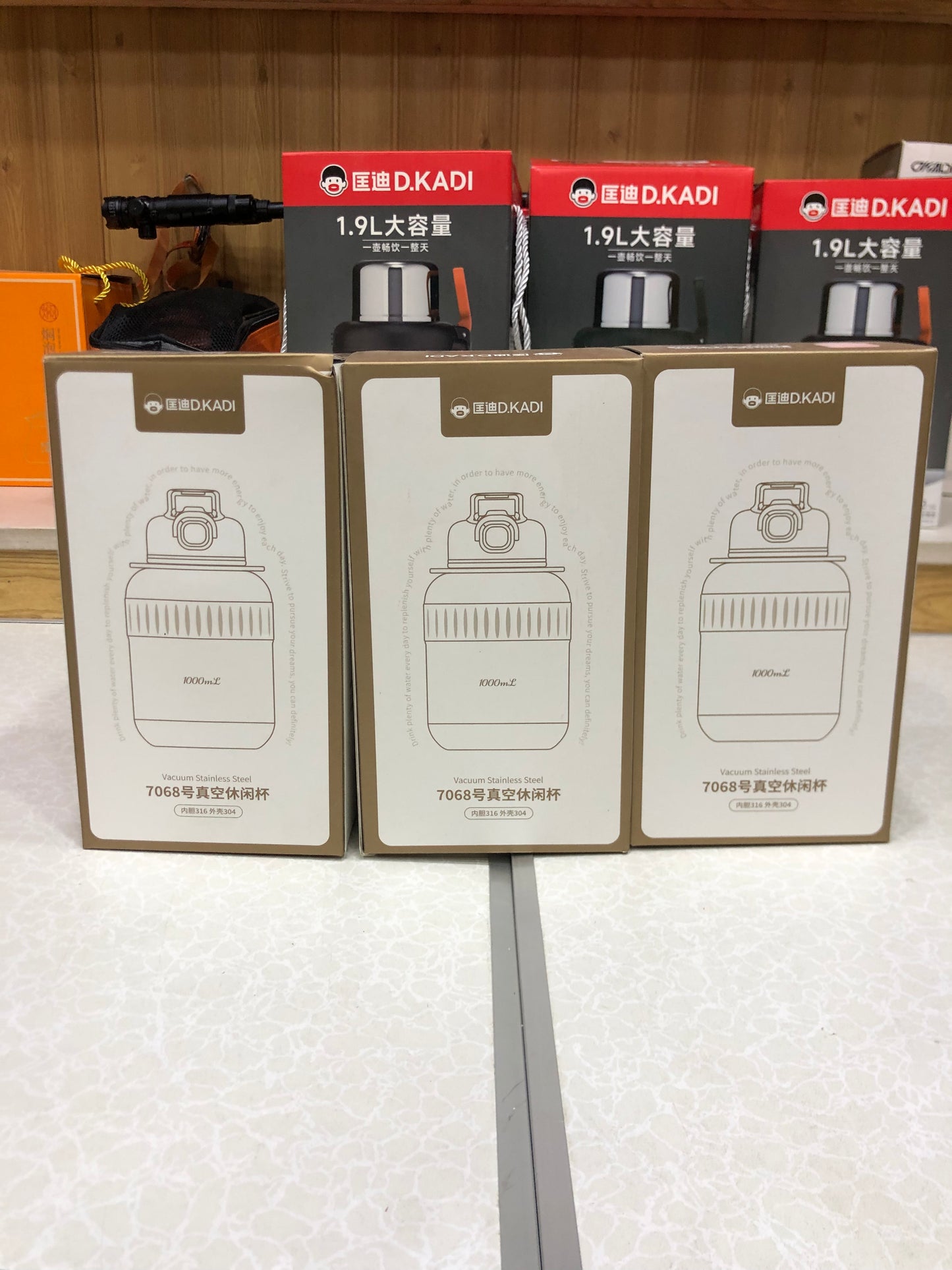 D.KADI New High Quality 1000ML Vacuum Flask