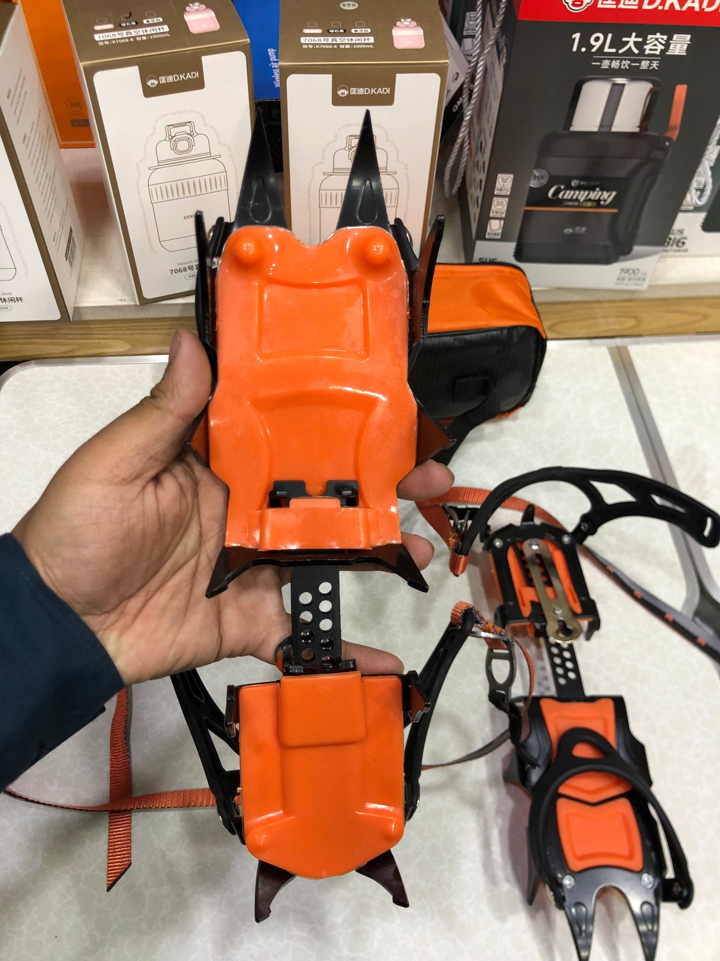 Professional Outdoor 12 Teeth Ice Grippers - Crampons