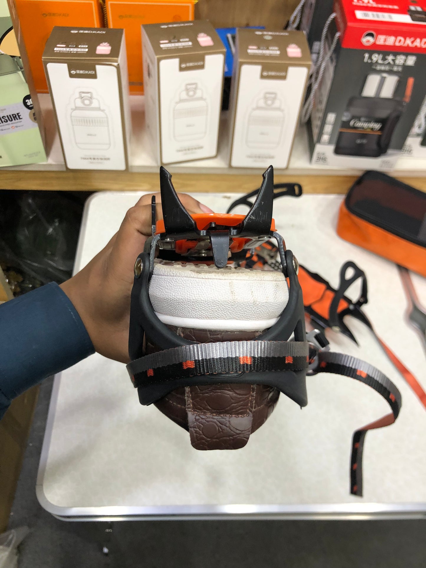 Professional Outdoor 12 Teeth Ice Grippers - Crampons