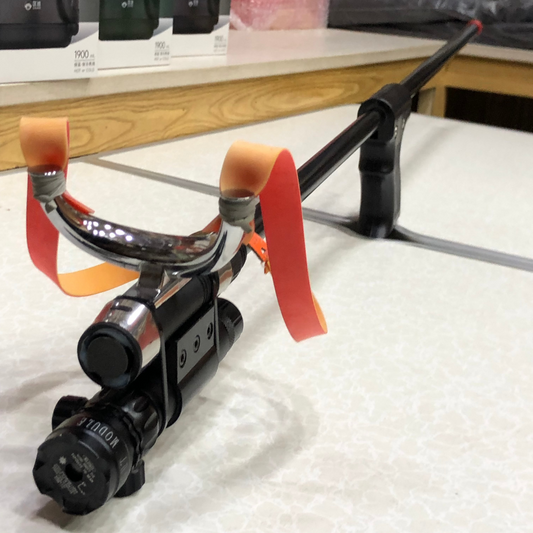New High Power Telescopic Slingshot With Laser