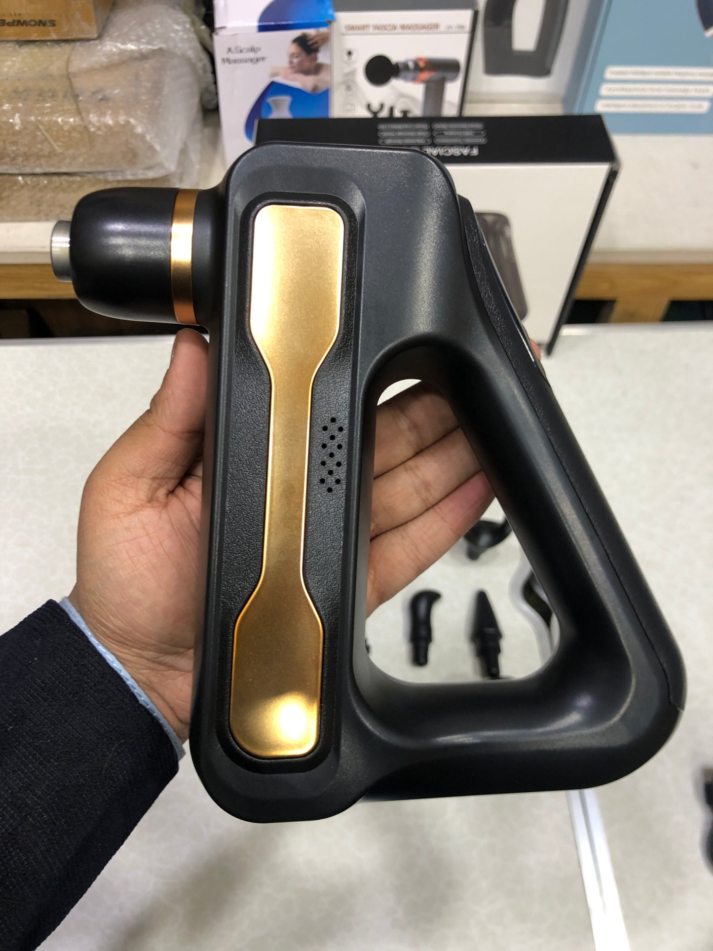 Triangle Shape Fascial Gun For Deep Tissue Muscle Relaxation & Pain Relief HB-003