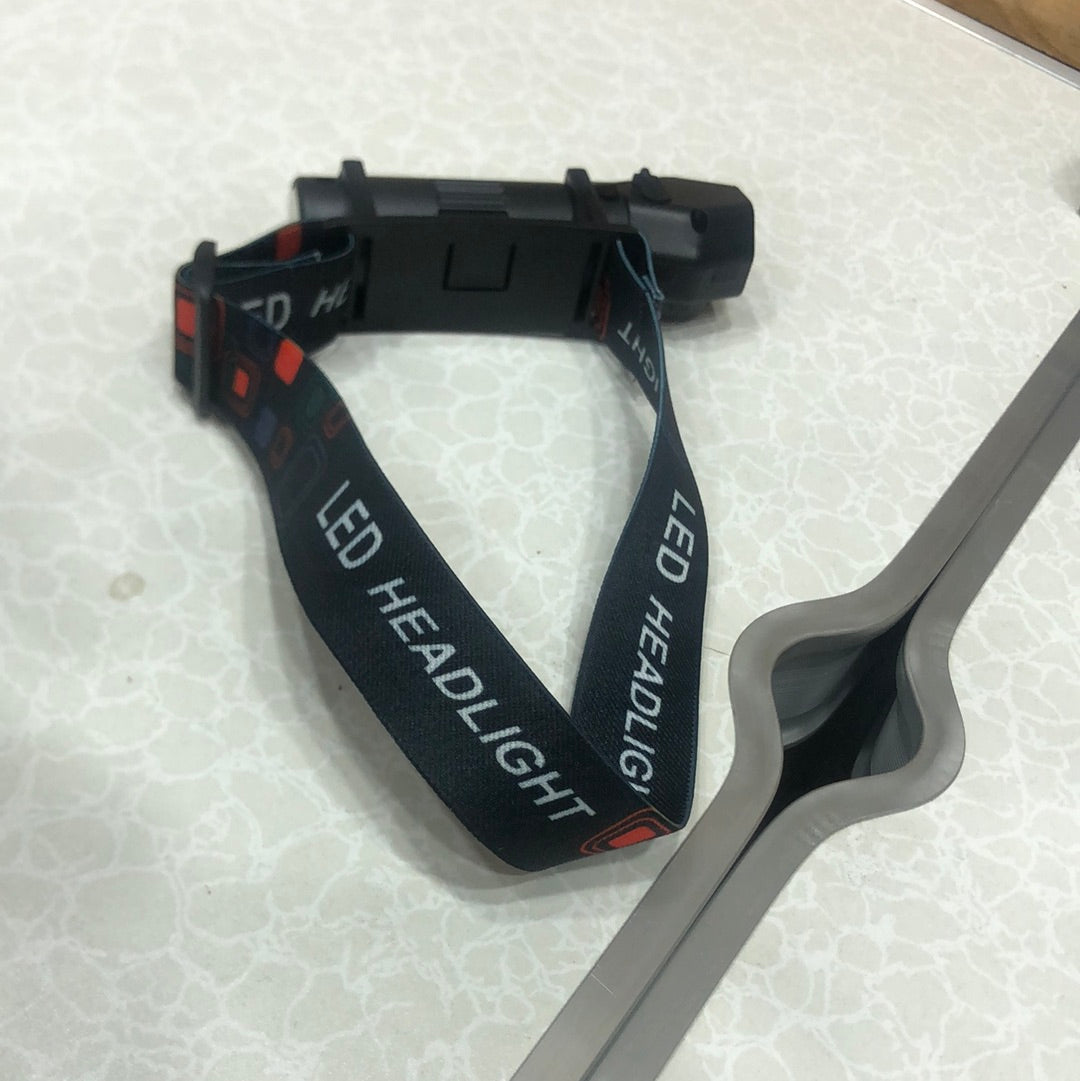 Super Bright LED Headlamp Rechargeable with XPE COB Beads and Tail Magnet