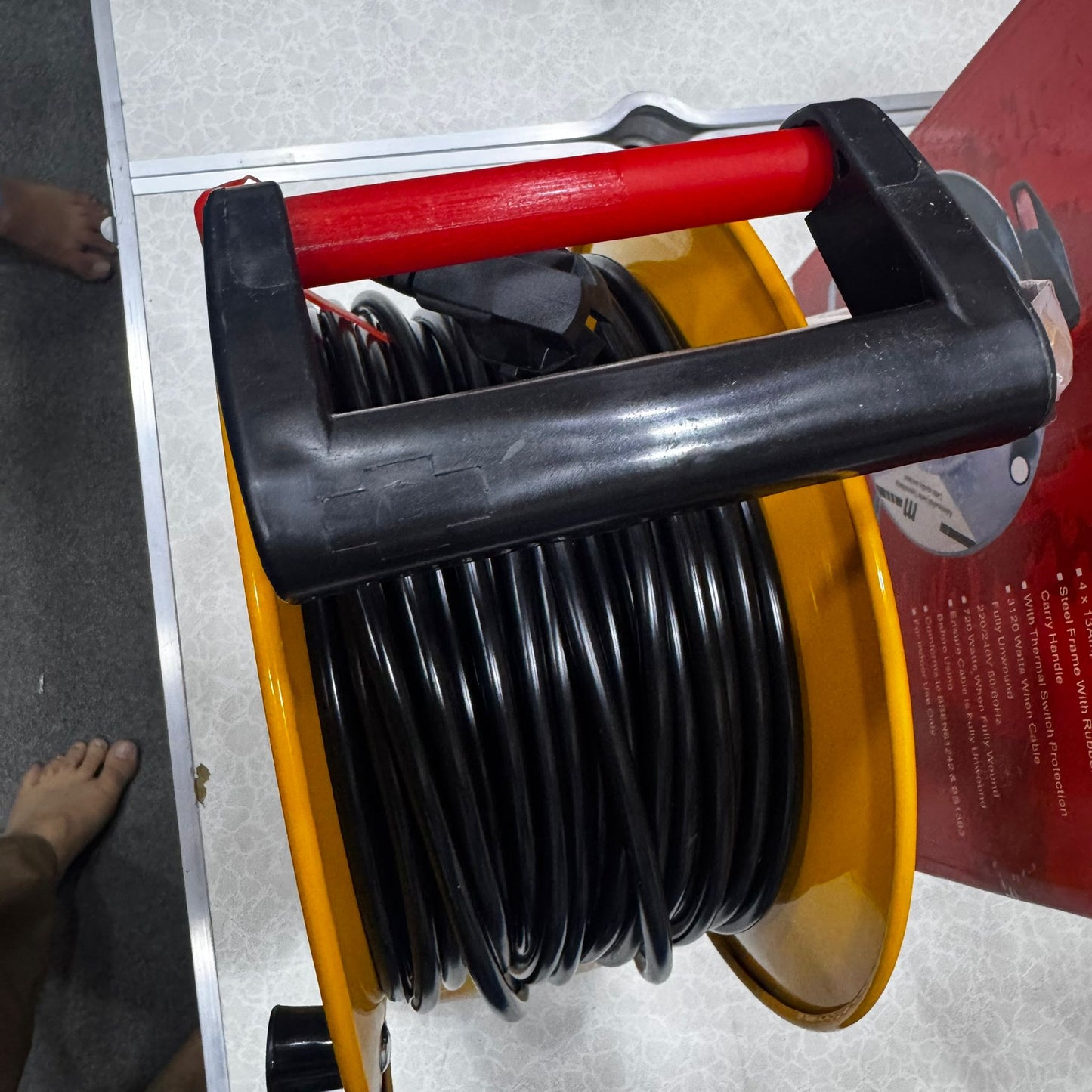 Heavy Duty Cable Reel – 30m & 50m Extension Reel for Industrial and Workshop Use