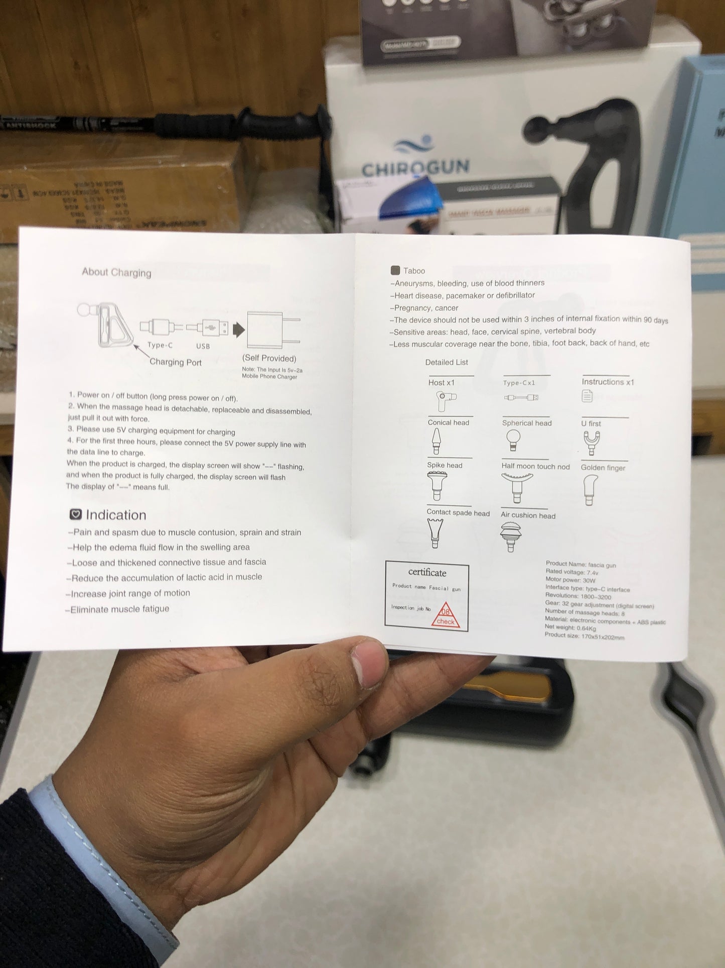 Triangle Shape Fascial Gun For Deep Tissue Muscle Relaxation & Pain Relief HB-003