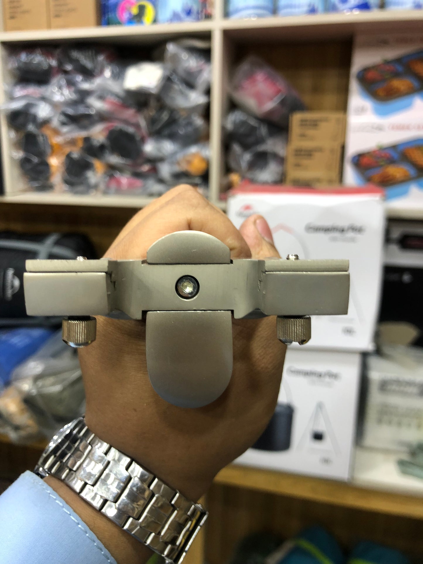 High Quality Stainless Steel Silver Slingshot With 100 Balls