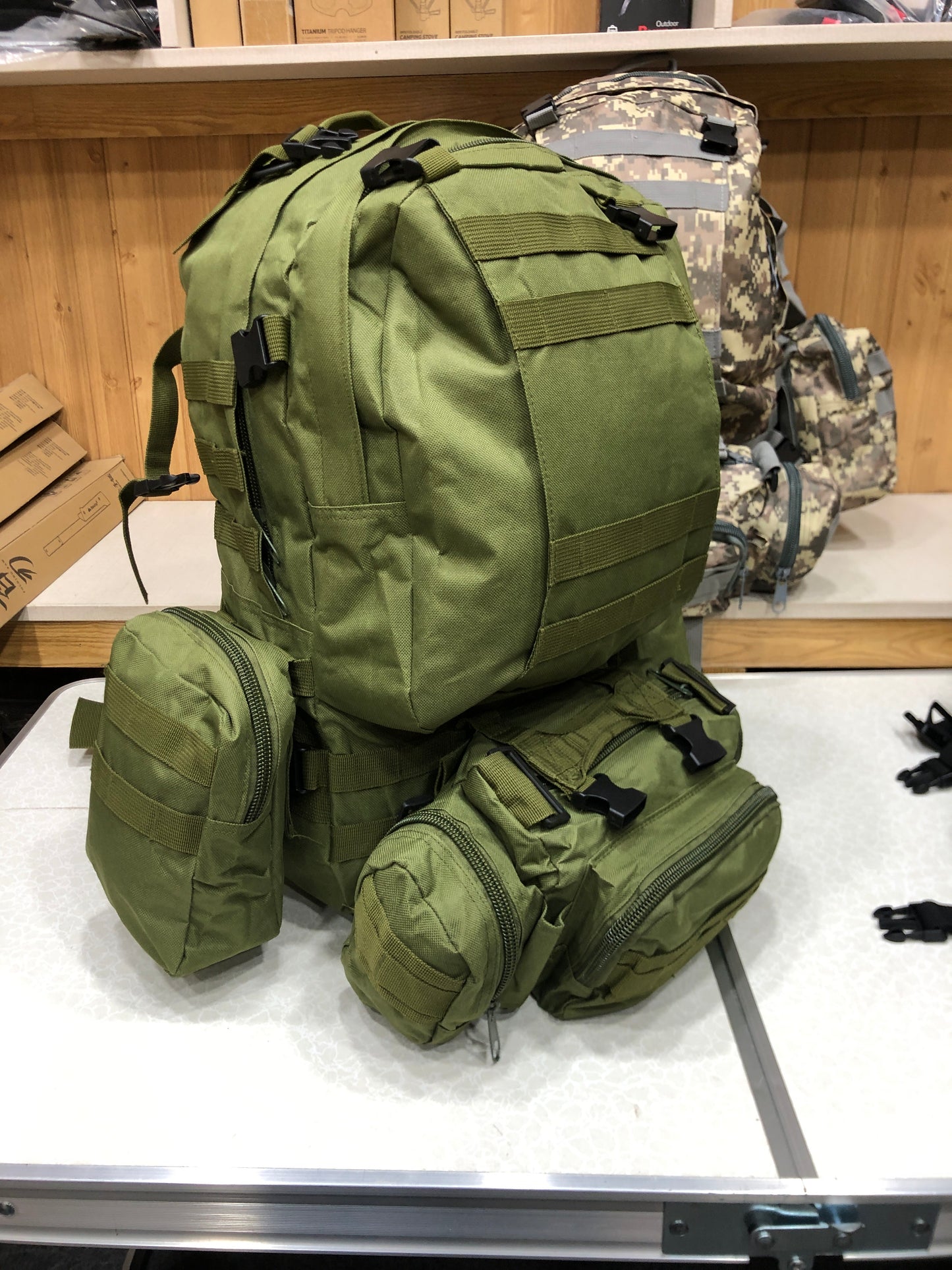 50L Tactical Backpack 4 in 1 Military Bag
