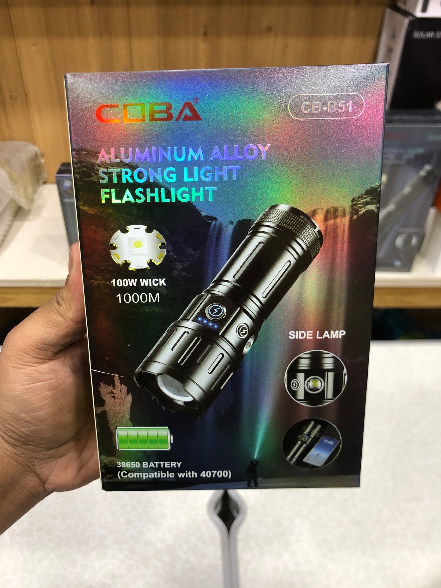 COBA Multifunctional Long Range Flashlight CB-B51