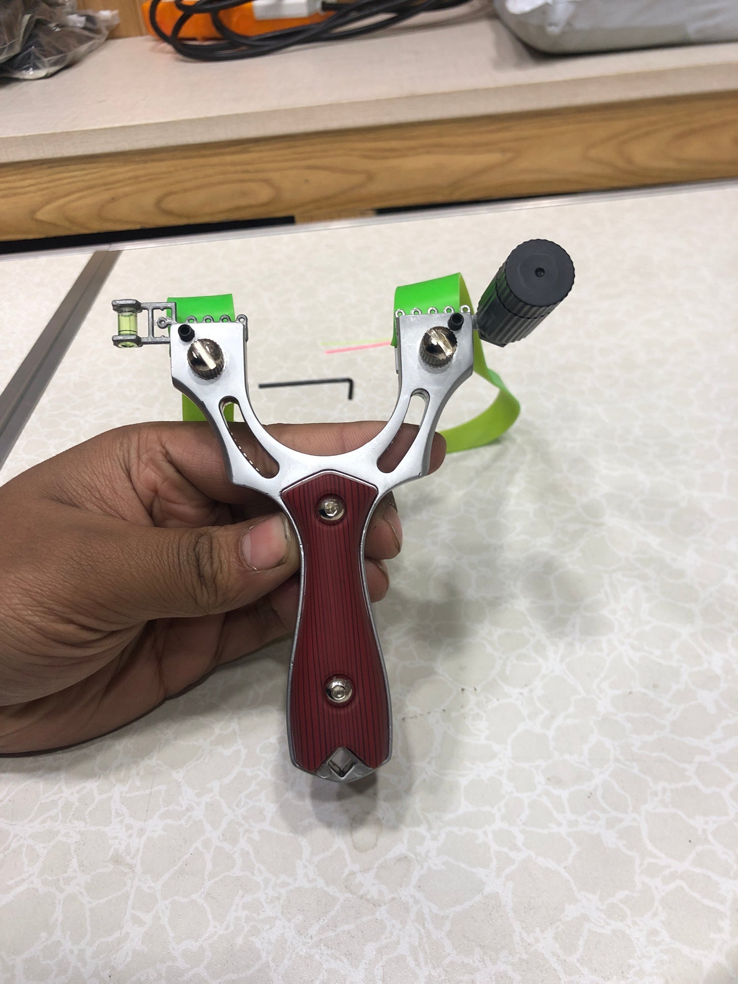 Paladin Flat Skin Slingshot Straight Plate