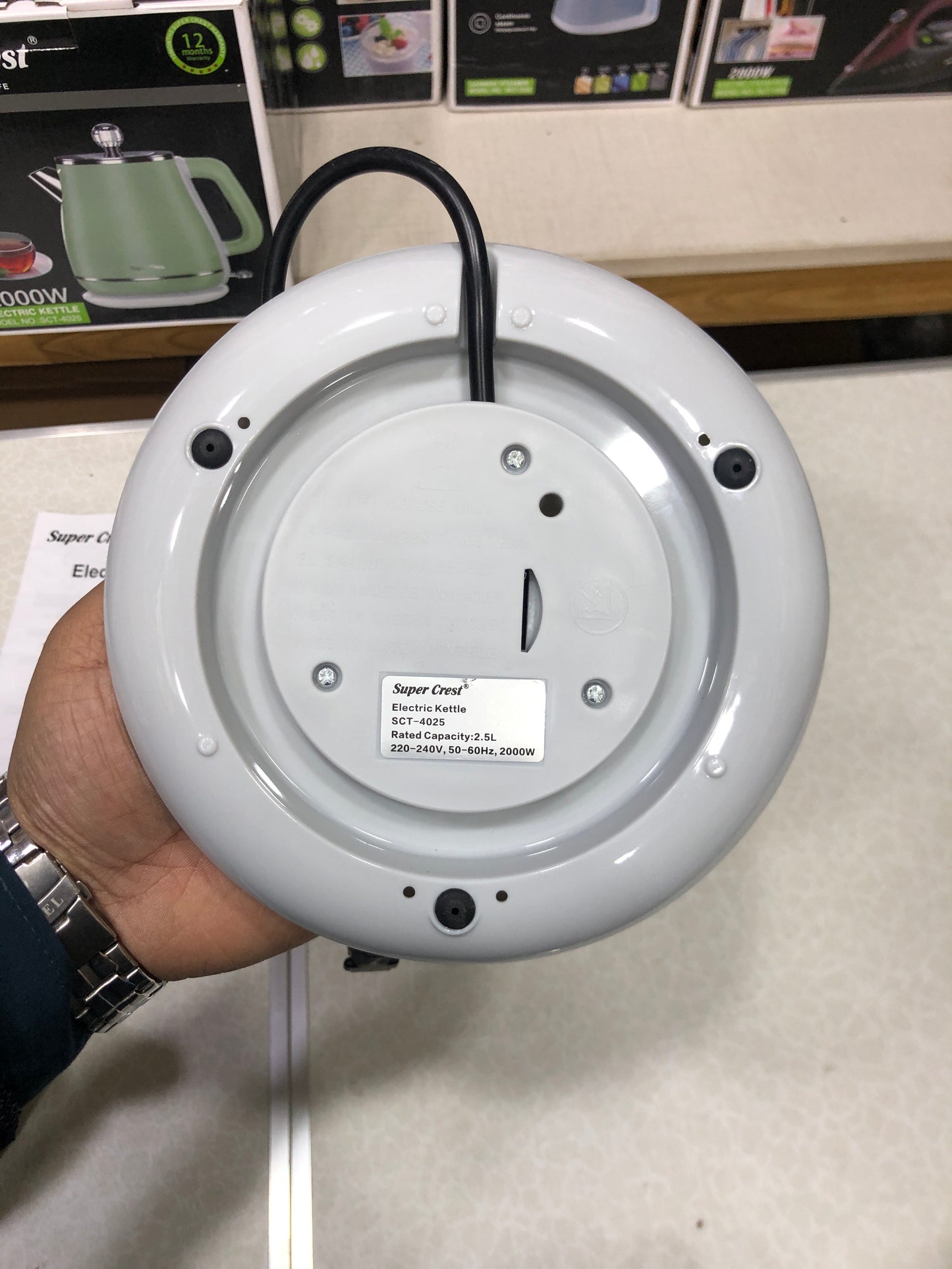 Super Crest 2000W Electric Kettle SCT-4025