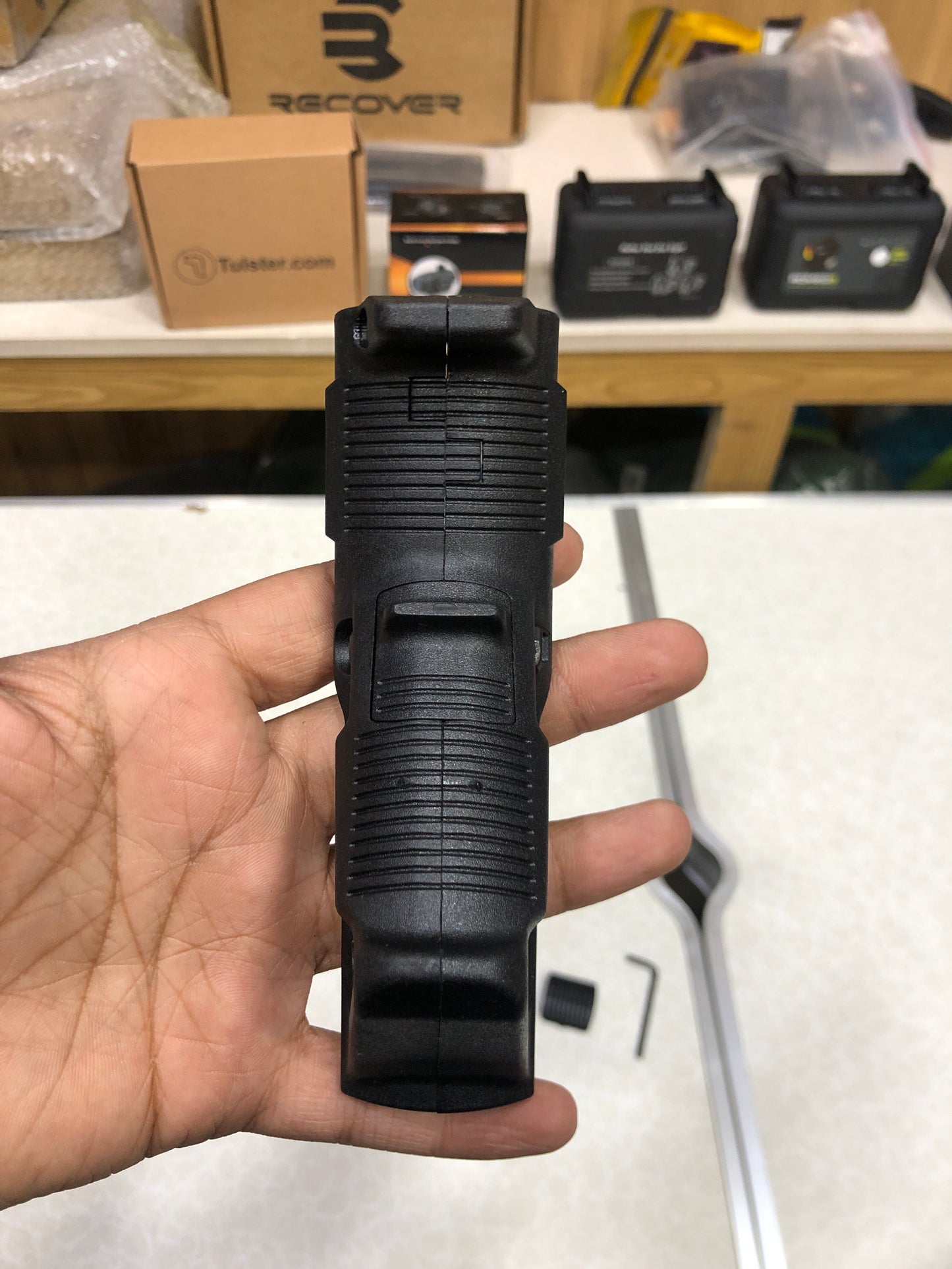 Angled Foregrip Weapon Handle for Weavers (20-23 mm) Black