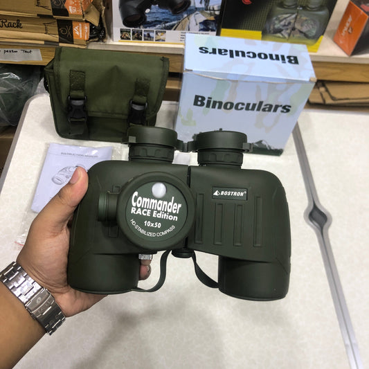 BOSTRON 10x50 Binocular With Compass Commander Race Edition