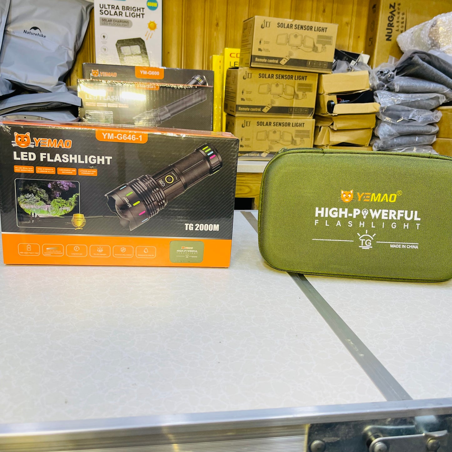 YEMAO HIGH-POWER WHITE LASER LONG RANGE FLASHLIGHT YM-G641