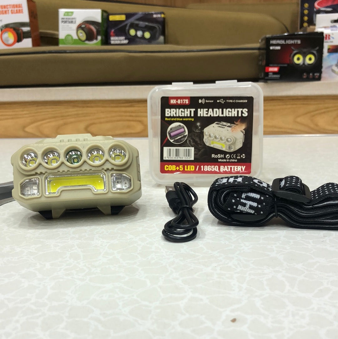 3000 Lumens LED Headlamp USB-C Rechargeable HX-817S