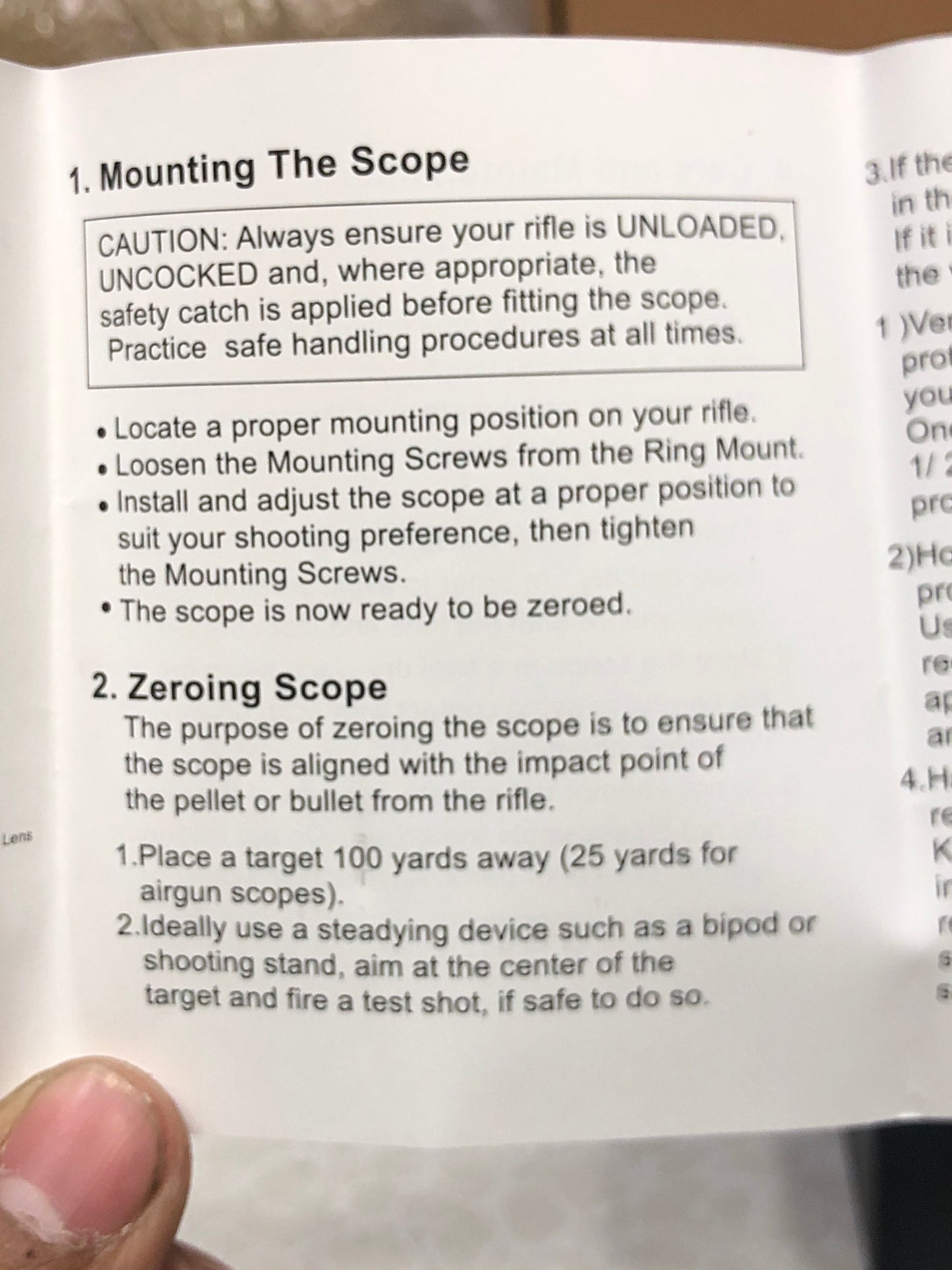 M3 Tactical Optical Green / Red Dot Sight