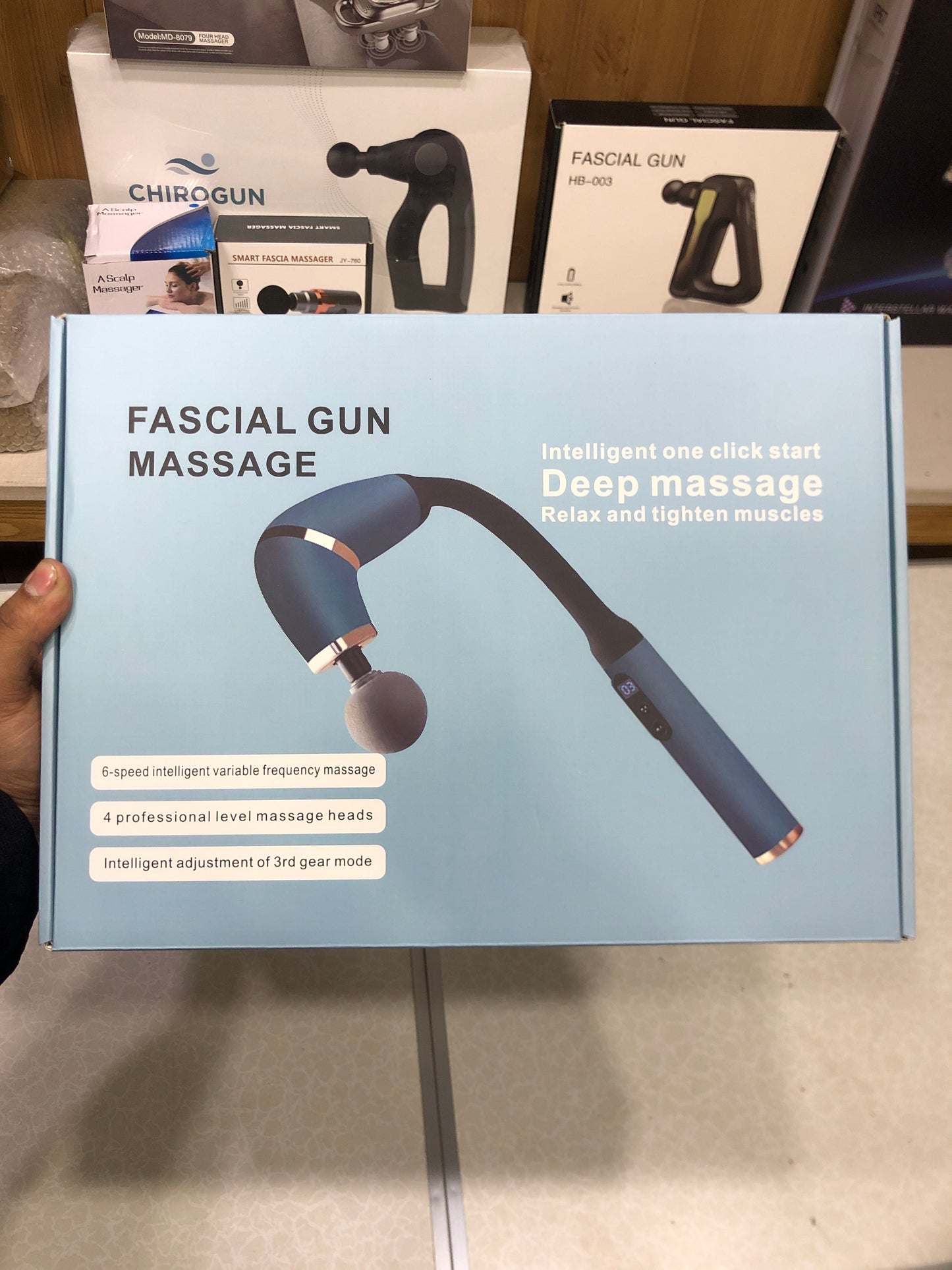 Hokey Shape Deep Fascial Massage Gun