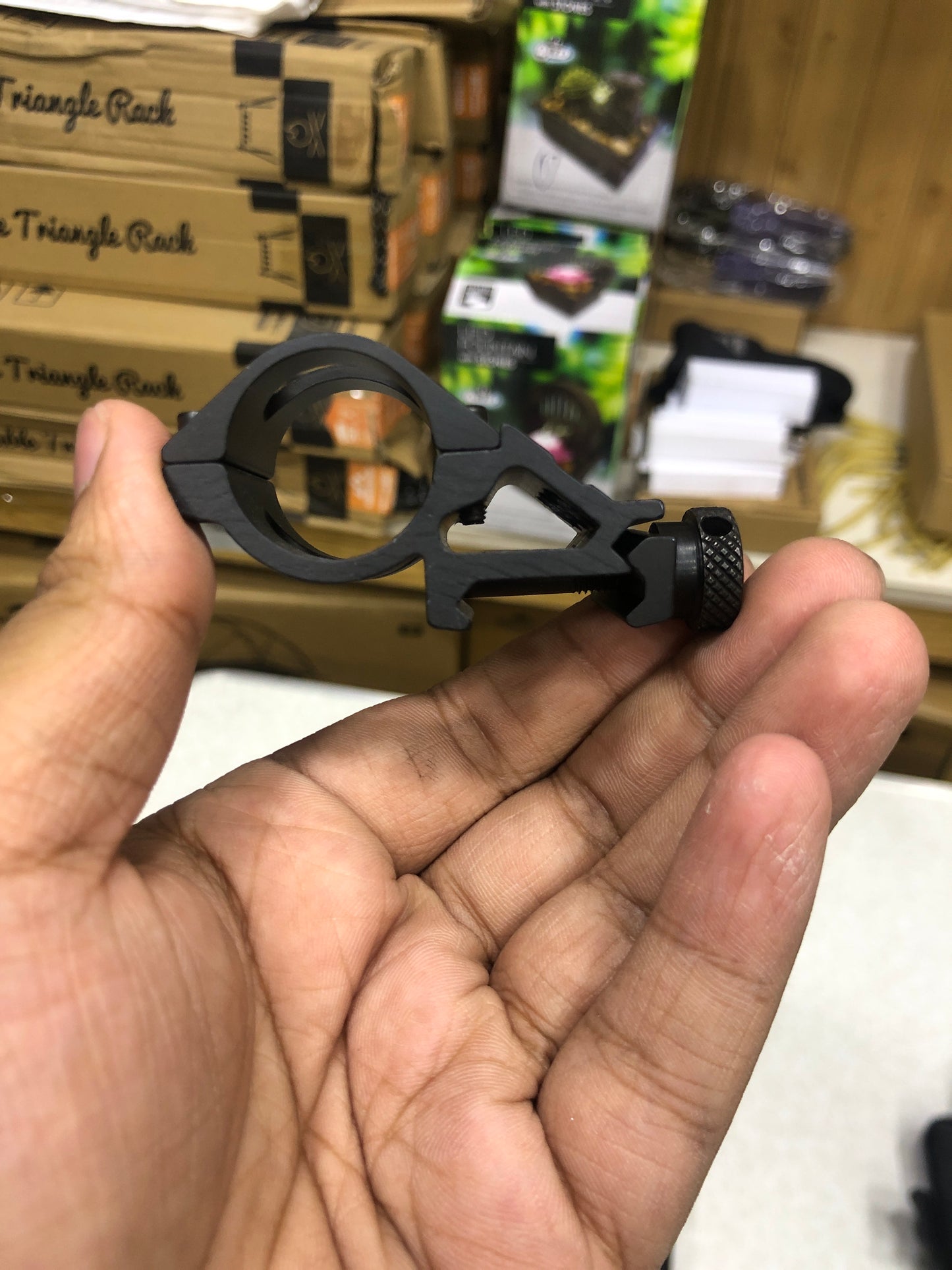 LED Tactical Hunting Flashlight USB Rechargeable For Rifle