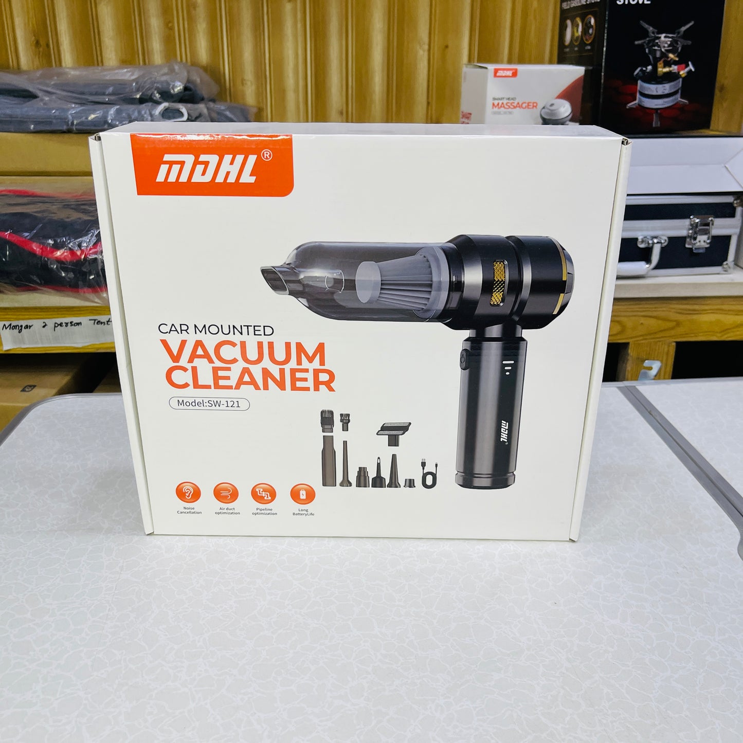 MDHL Ultimate 2-in-1 High-Power Cordless Car Vacuum & Air Blower (17000Pa)