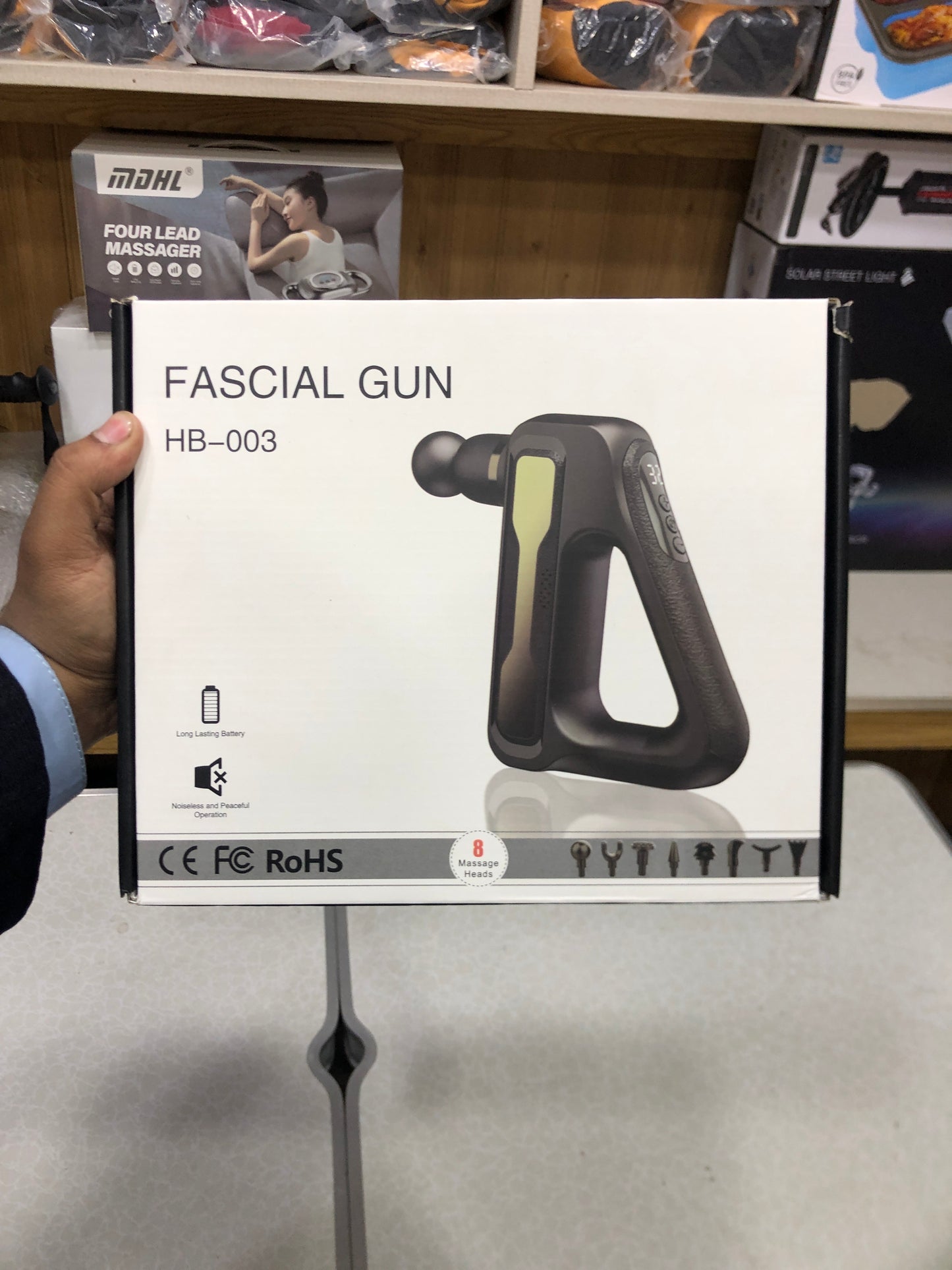 Triangle Shape Fascial Gun For Deep Tissue Muscle Relaxation & Pain Relief HB-003