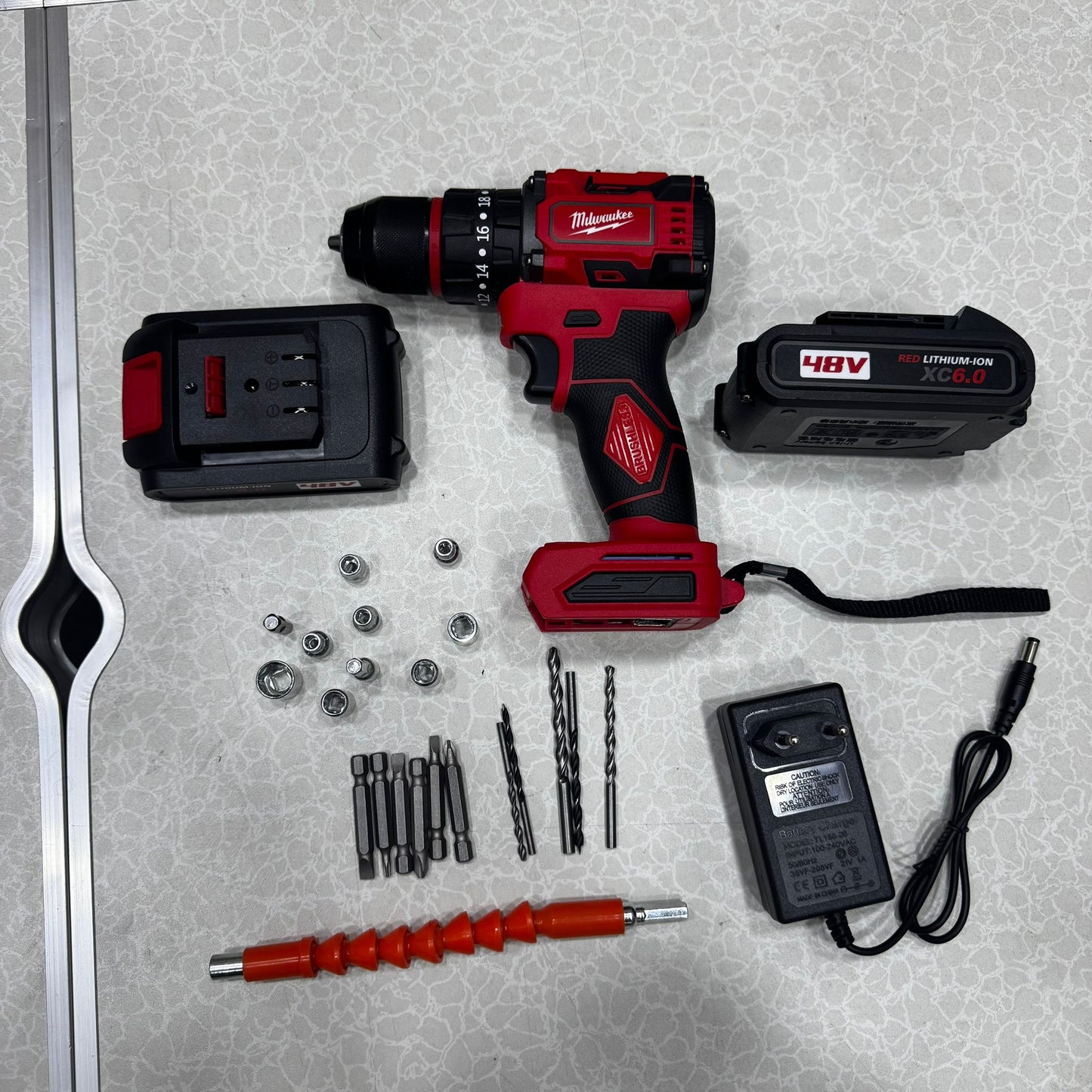 Milwaukee 48V Cordless Drill Set