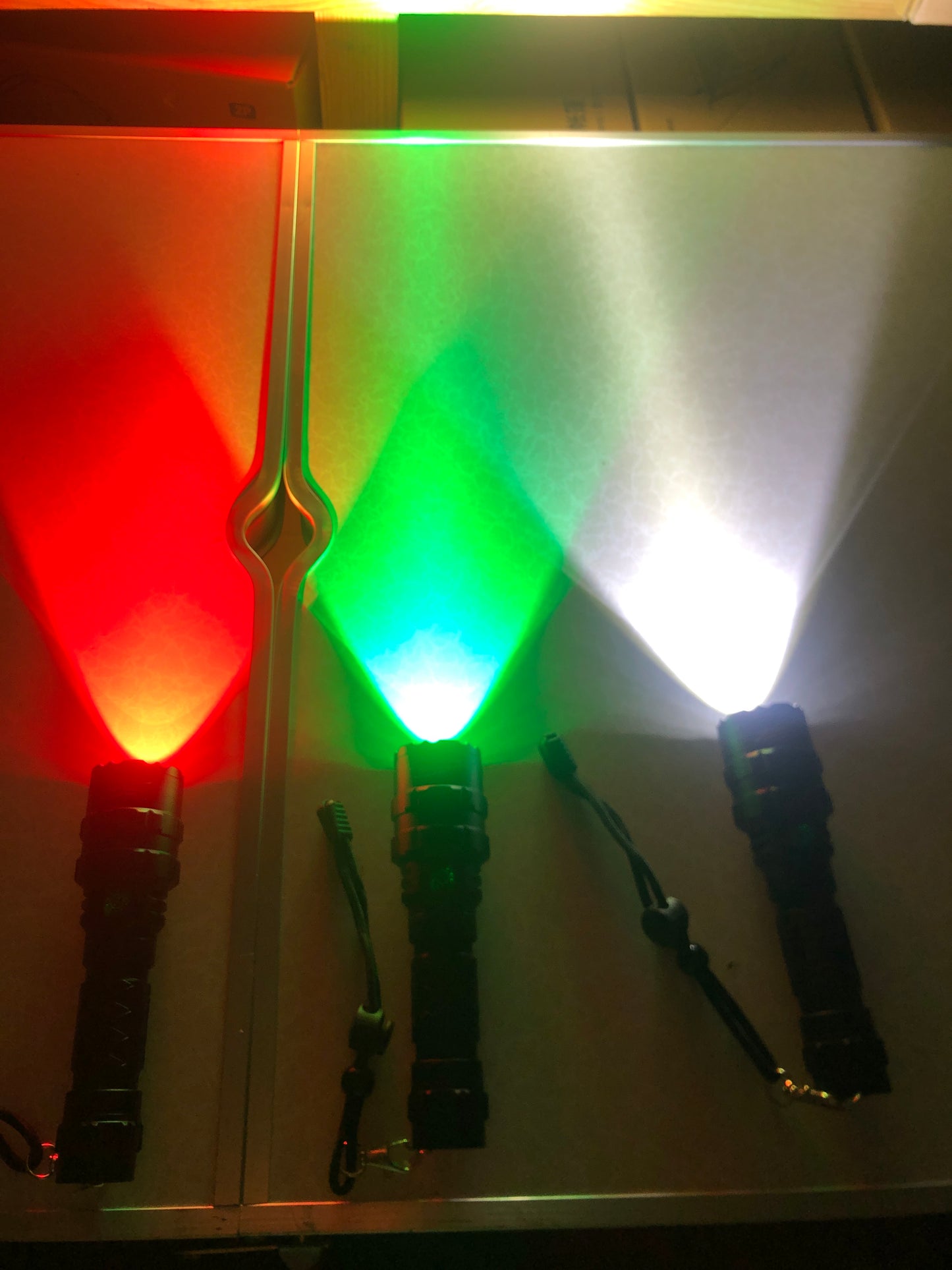 LED Tactical Hunting Flashlight USB Rechargeable For Rifle