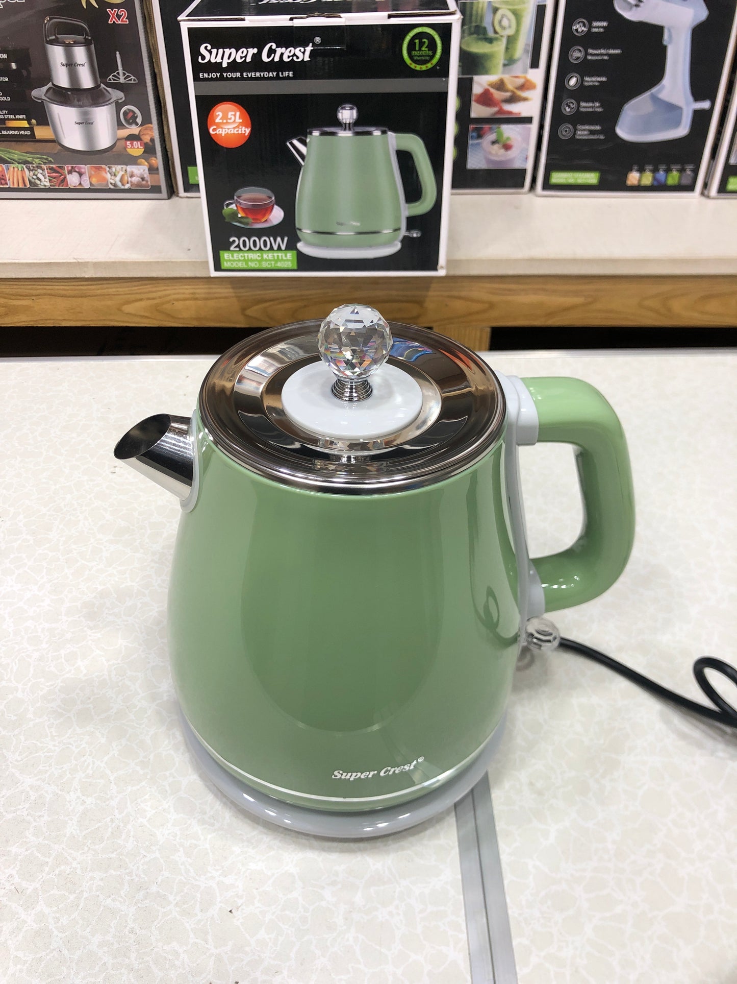 Super Crest 2000W Electric Kettle SCT-4025