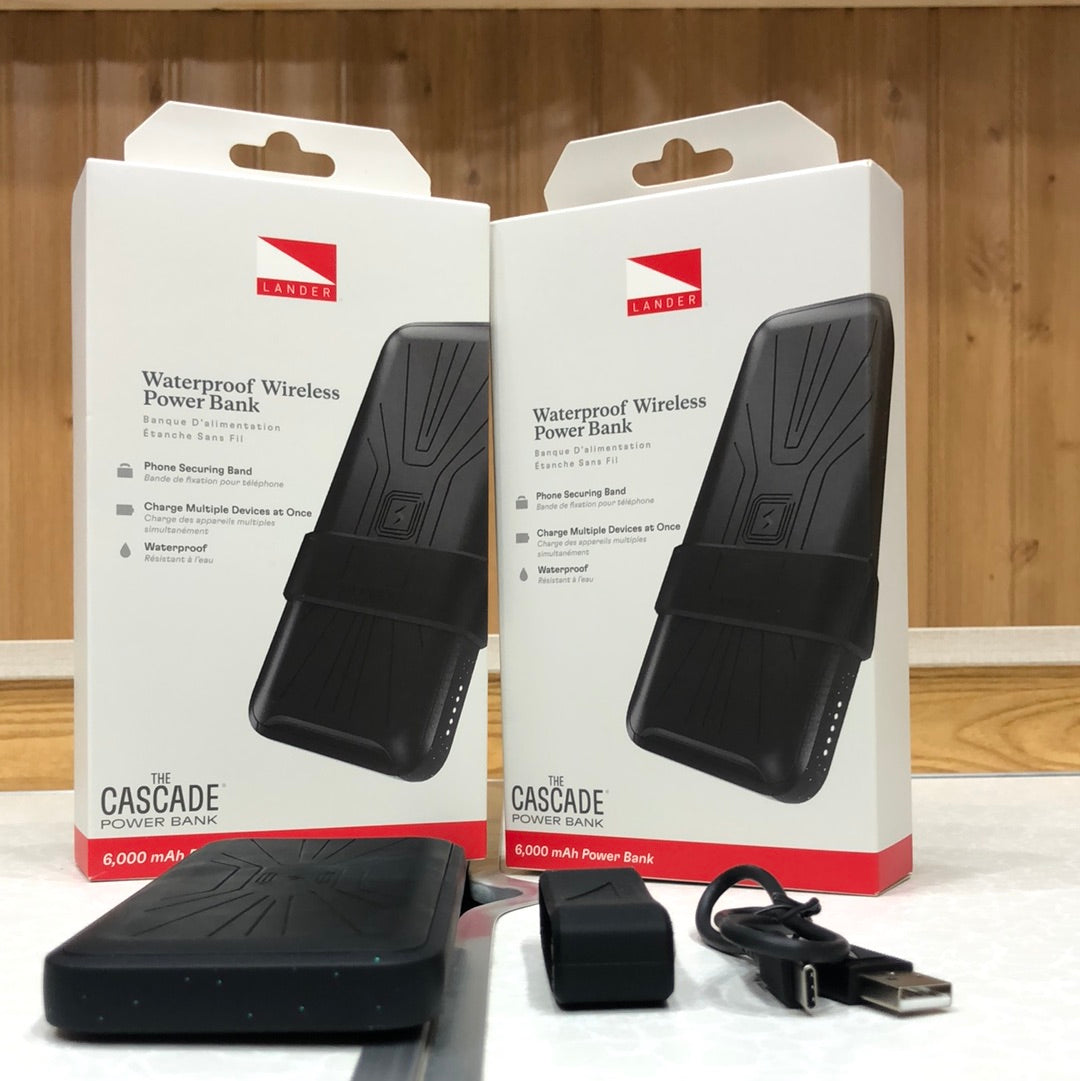 The Cascade Water Proof Wireless Charging PowerBank