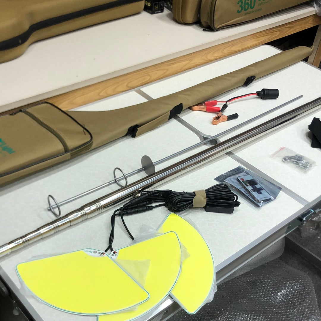 360 Portable 12v Camping Outdoor Lamp With 4M Telescopic Rod FR-13