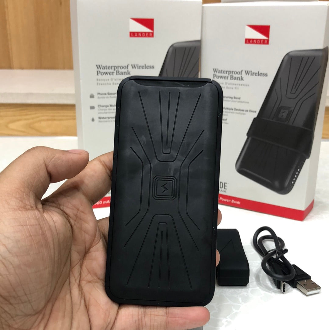 The Cascade Water Proof Wireless Charging PowerBank