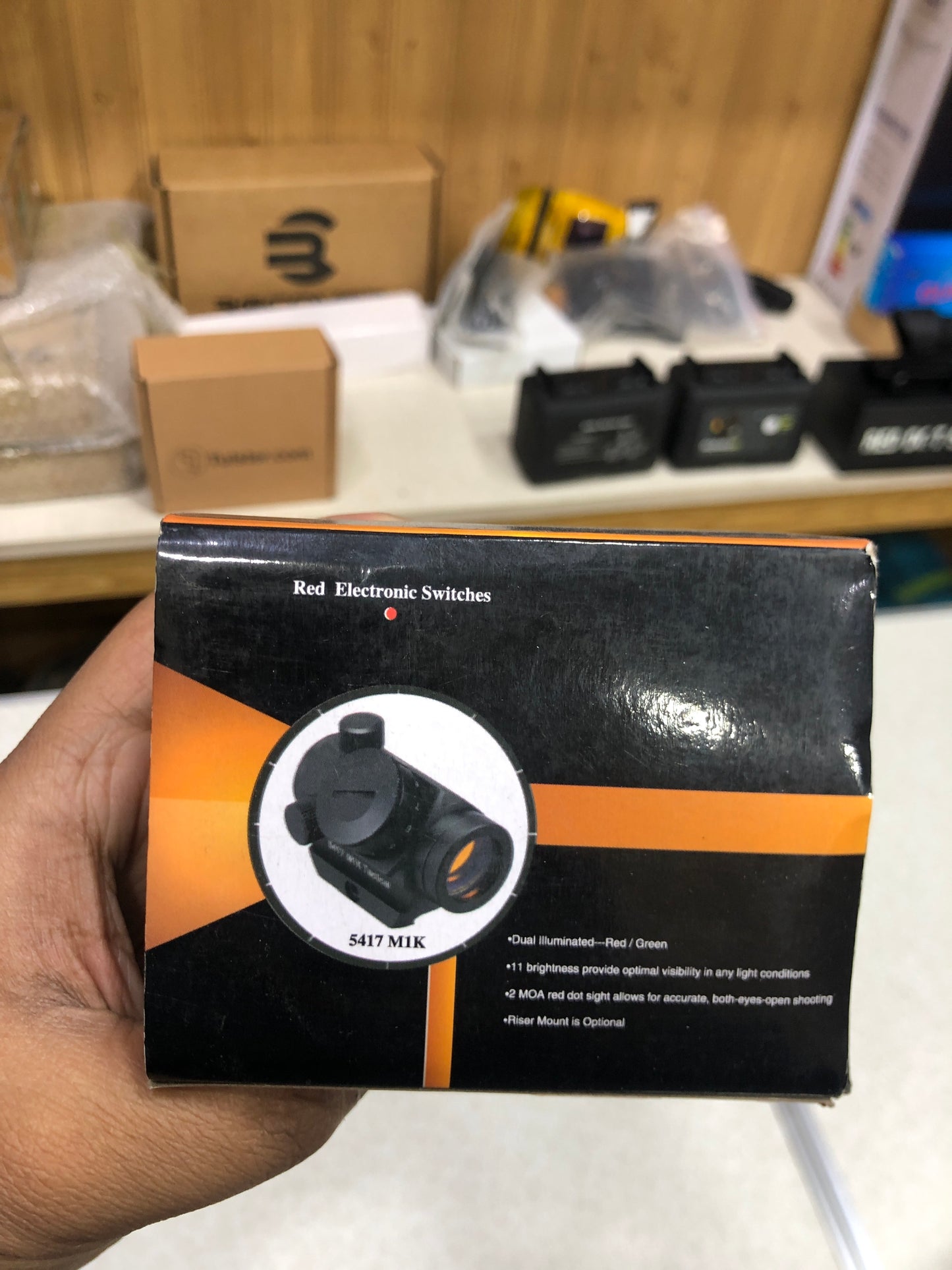 Waterproof & Fog-Proof Red Dot Scope With 1" Aluminum Riser Mount