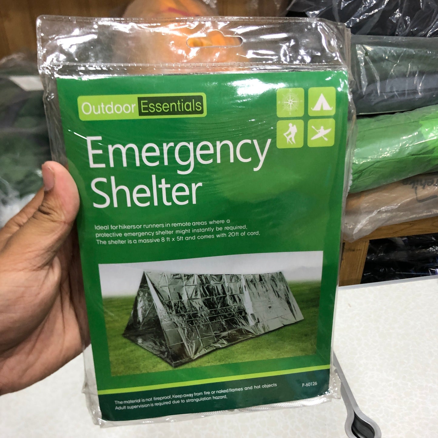 Emergency Thermal Reflective Tube Tent Shelter