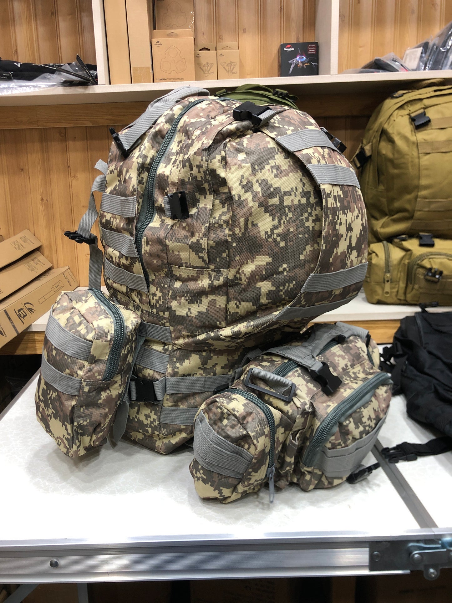 50L Tactical Backpack 4 in 1 Military Bag