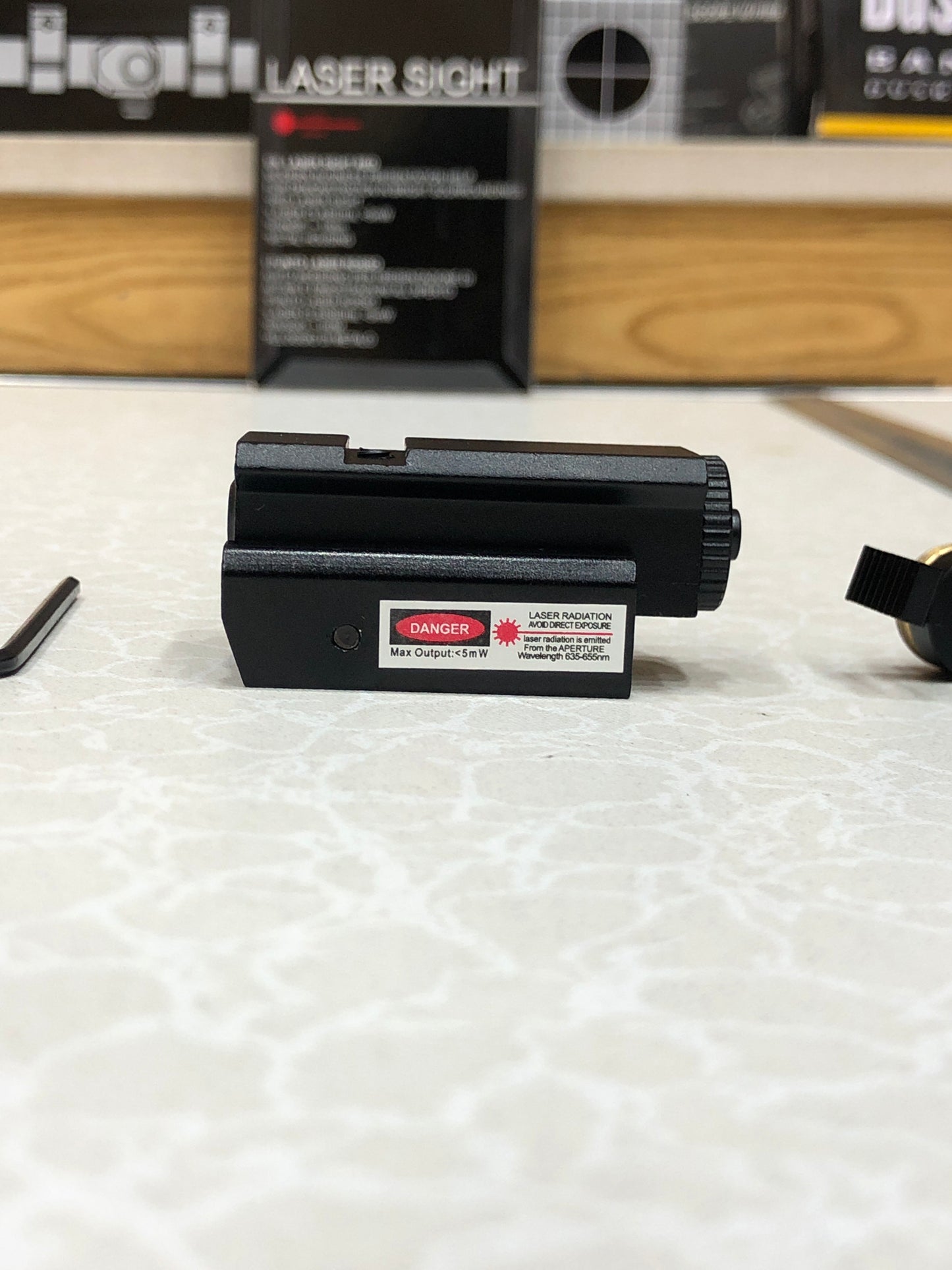 Square Red Laser Sight for pistol