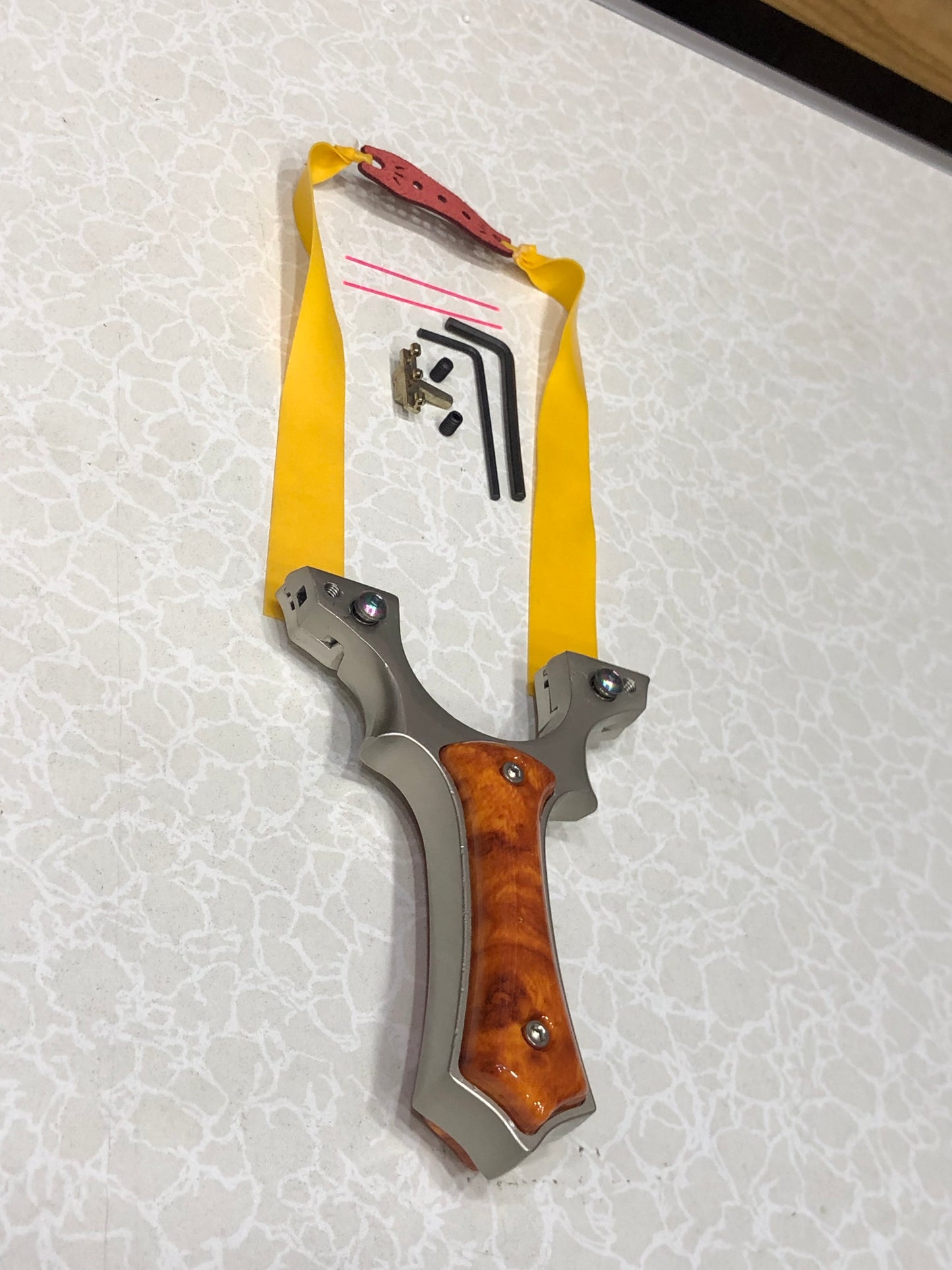 Wildhunt Metal Wood Handle Slingshot