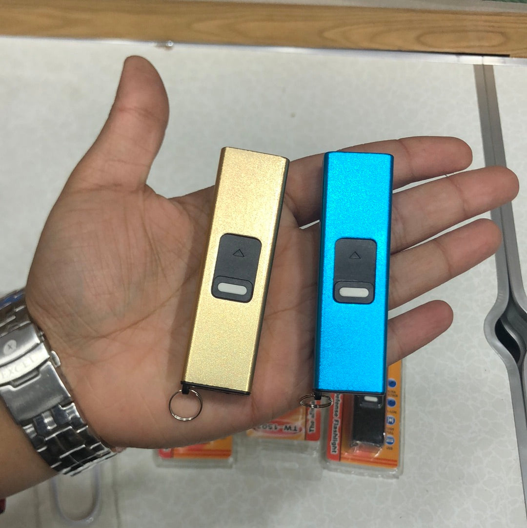 The Mini USB Keychain Stun Tool Rechargeable With LED Flashlight