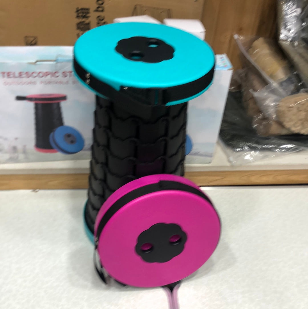 Portable Collapsible Telescopic Stool Foldable Telescopic Stool
